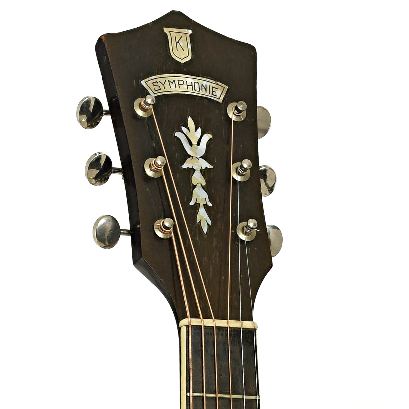 Headstock of Kay Symphonie Archtop Guitar 