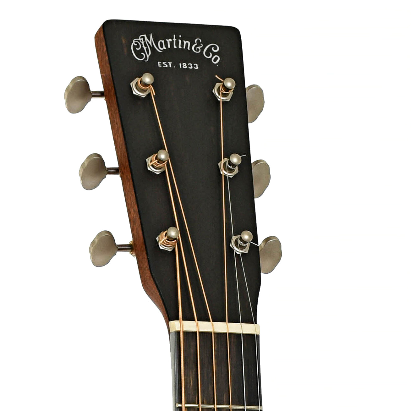Headstock of Martin GPC-16E Koa Acoustic Guitar 
