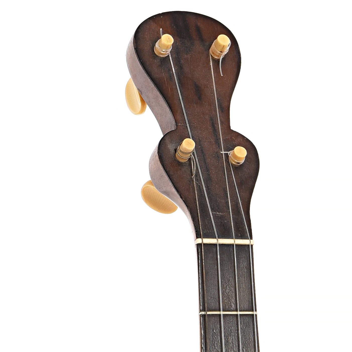 Front headstock of Dobson Victor No.2 Specialty Openback Banjo (c.1887)