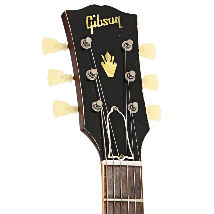 Front headstock of Gibson Custom Shop Aged '61 ES-335 Reissue (2018)