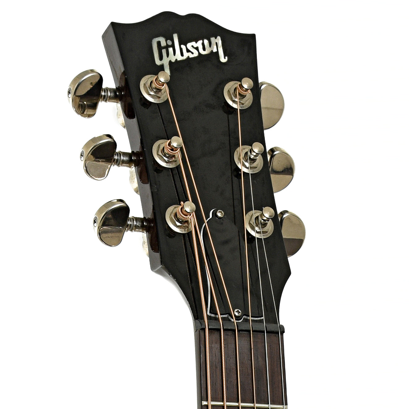 Headstock of Gibson J-45 Standard Acoustic Guitar 