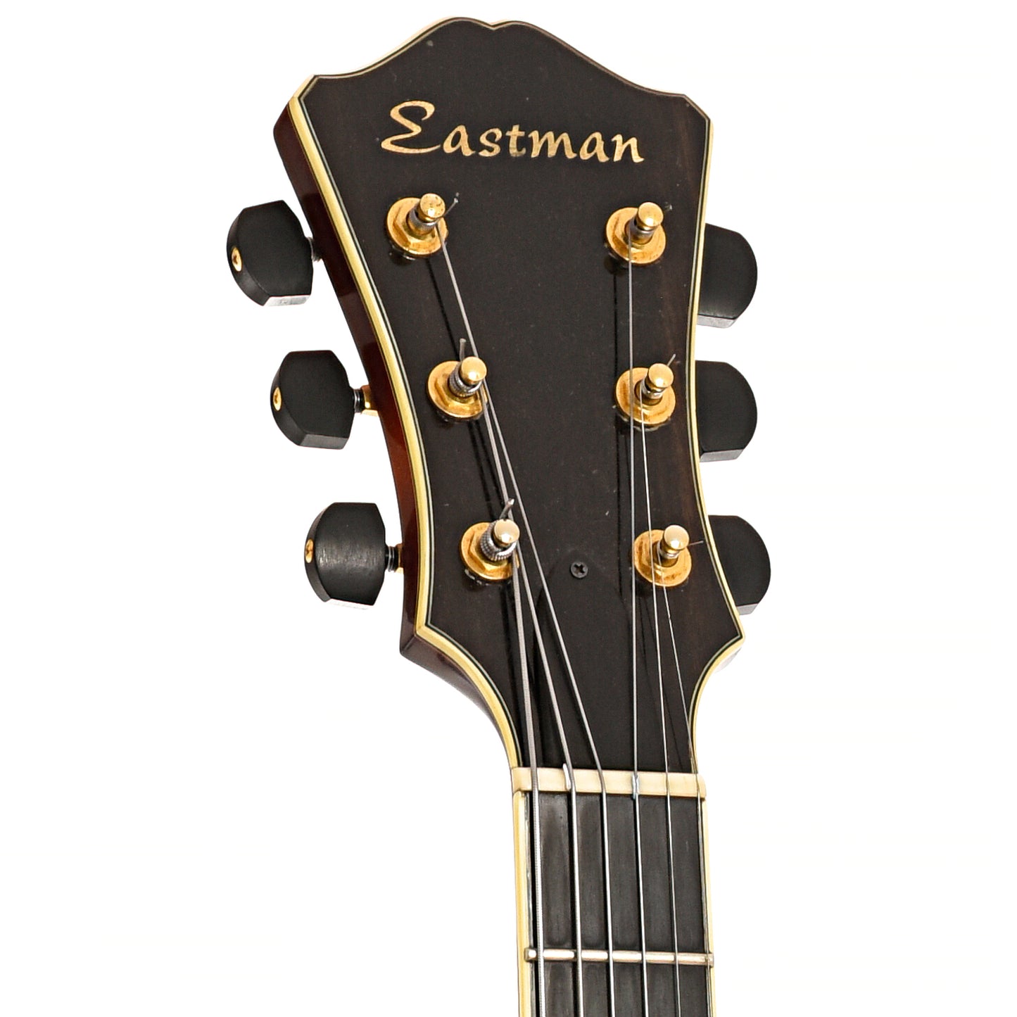 Front headstock of Eastman AR803 Archtop 