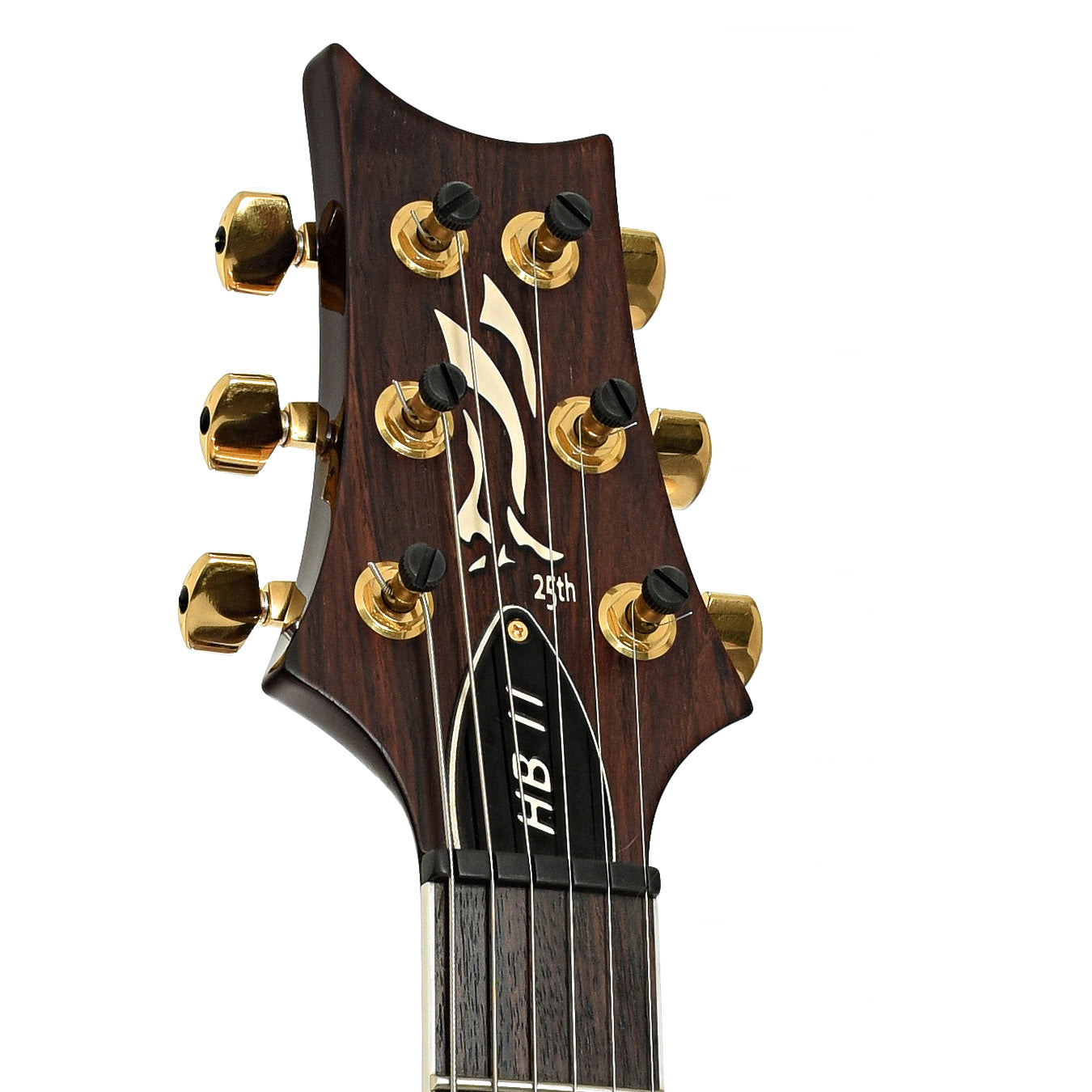 Headstock of PRS Hollowbody II Electric Guitar