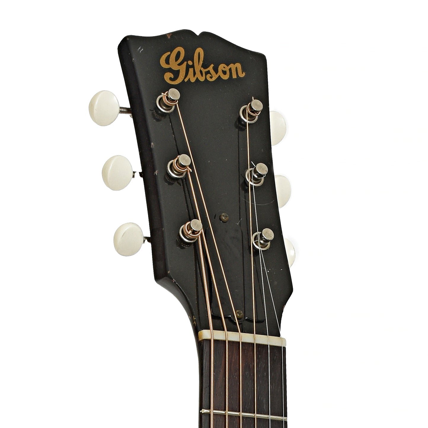 Headstock of Gibson LG-2 Acoustic Guitar