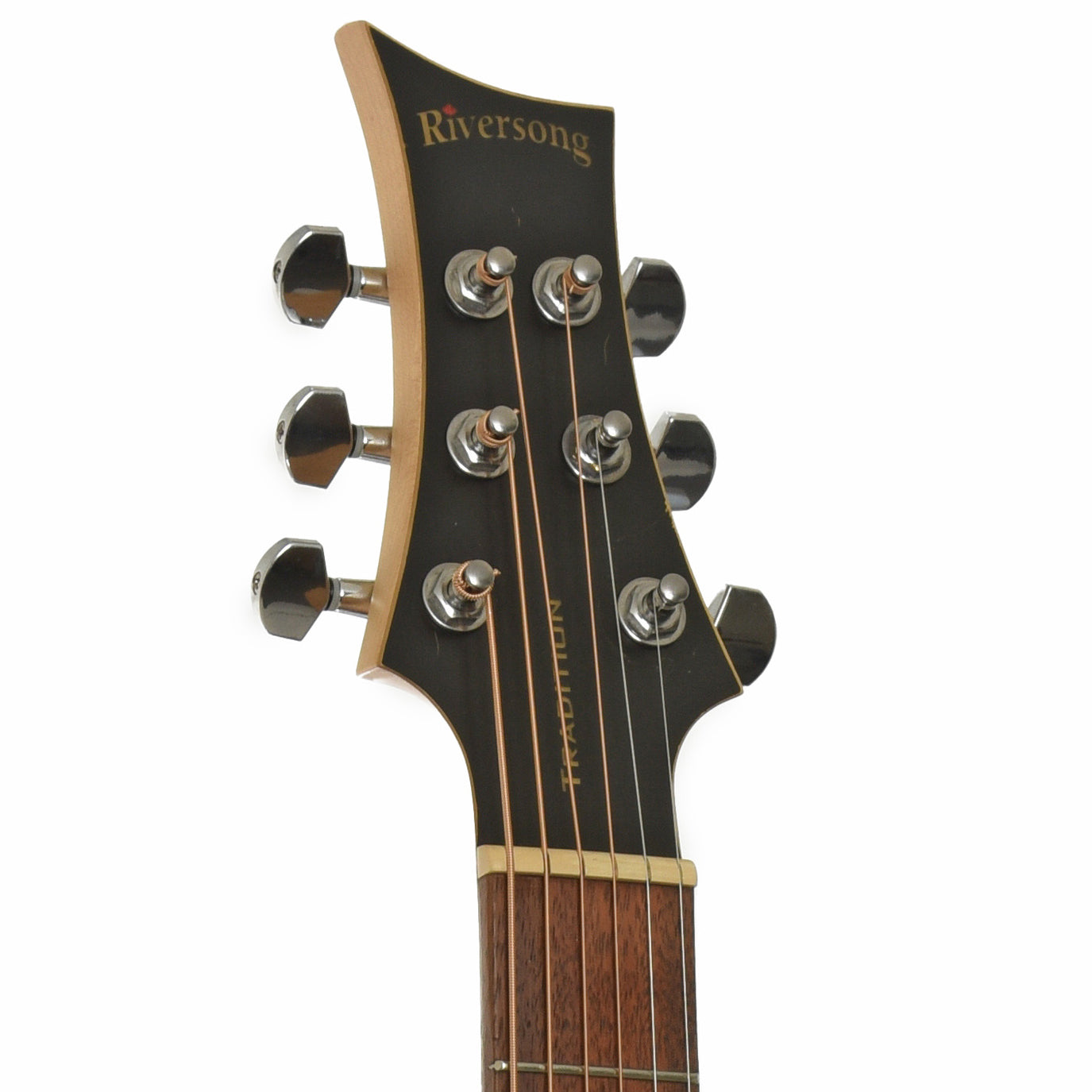 Headstock of Riversong TRAD-CDN Tradition Acoustic Guitar 