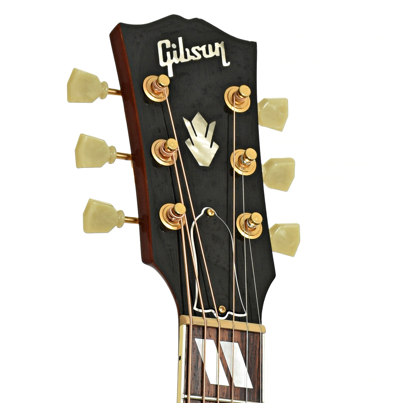 Headstock of Gibson Hummingbird 60's Authentic Acoustic Guitar