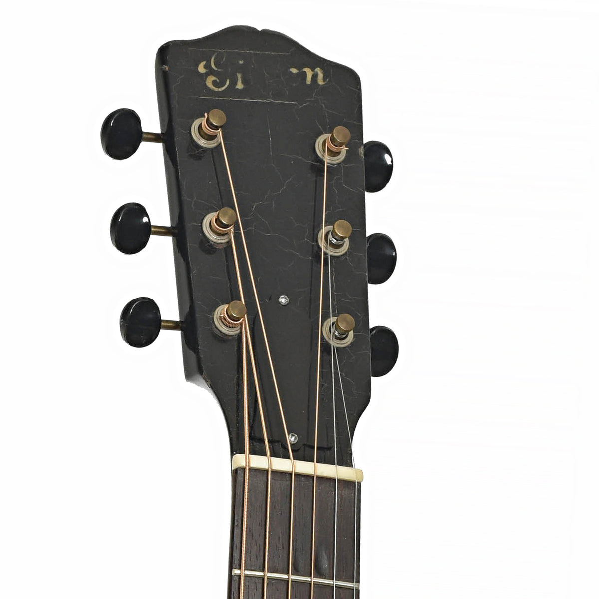Headstock of Gibson L-00 Acoustic Guitar 