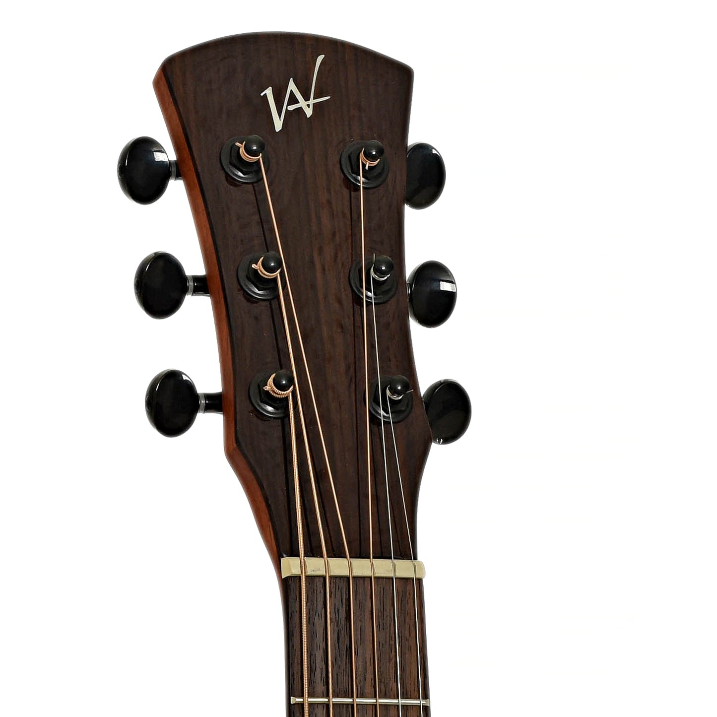Headstock of Andrew White EOS 2A2 Acoustic-Electric Guitar