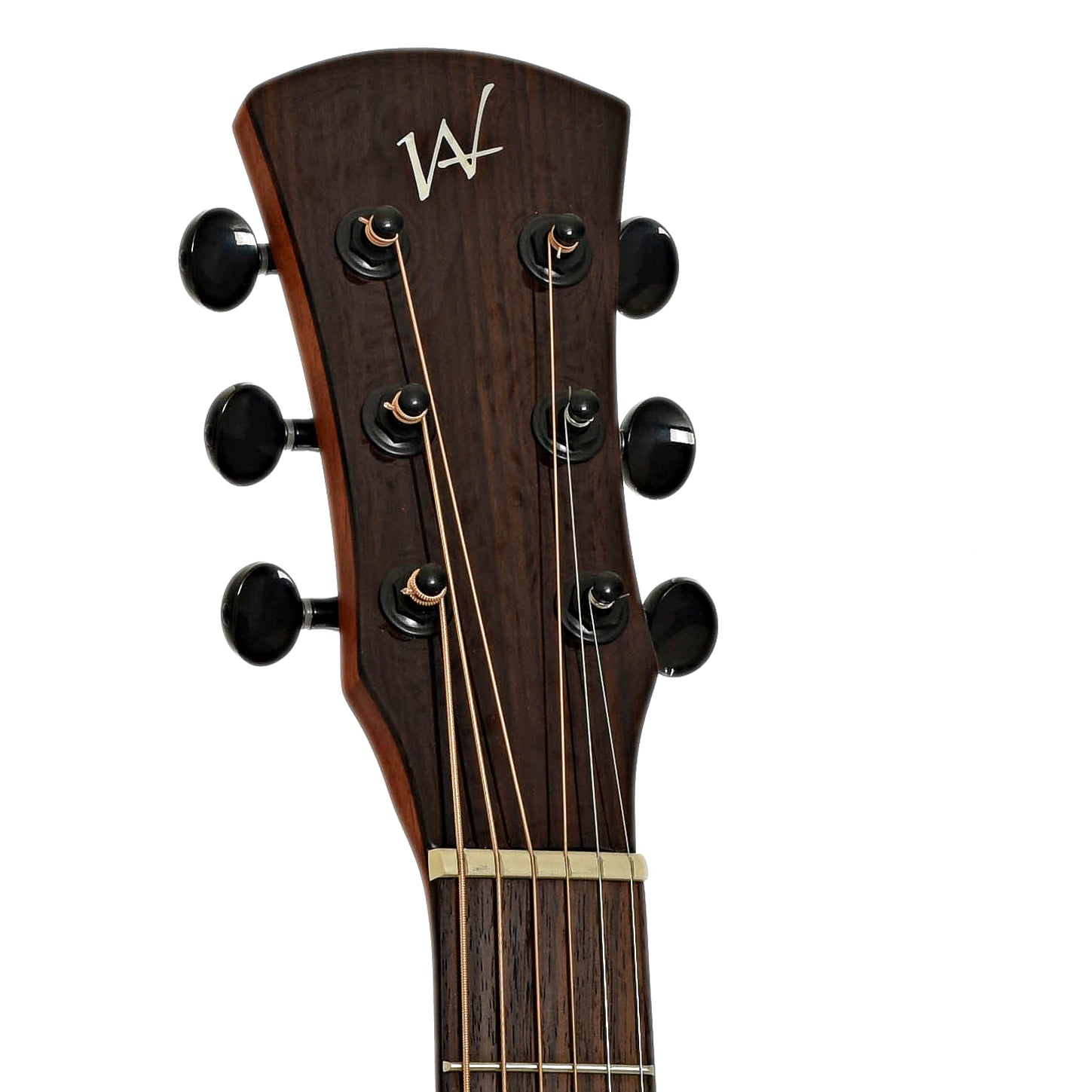 Headstock of Andrew White EOS 2A2 Acoustic-Electric Guitar