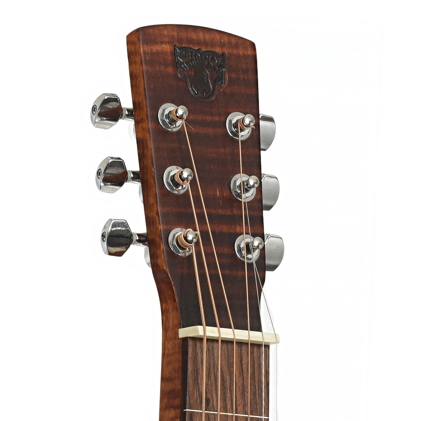 Headstock of Dobro Hound Dog Squareneck Resonator Guitar