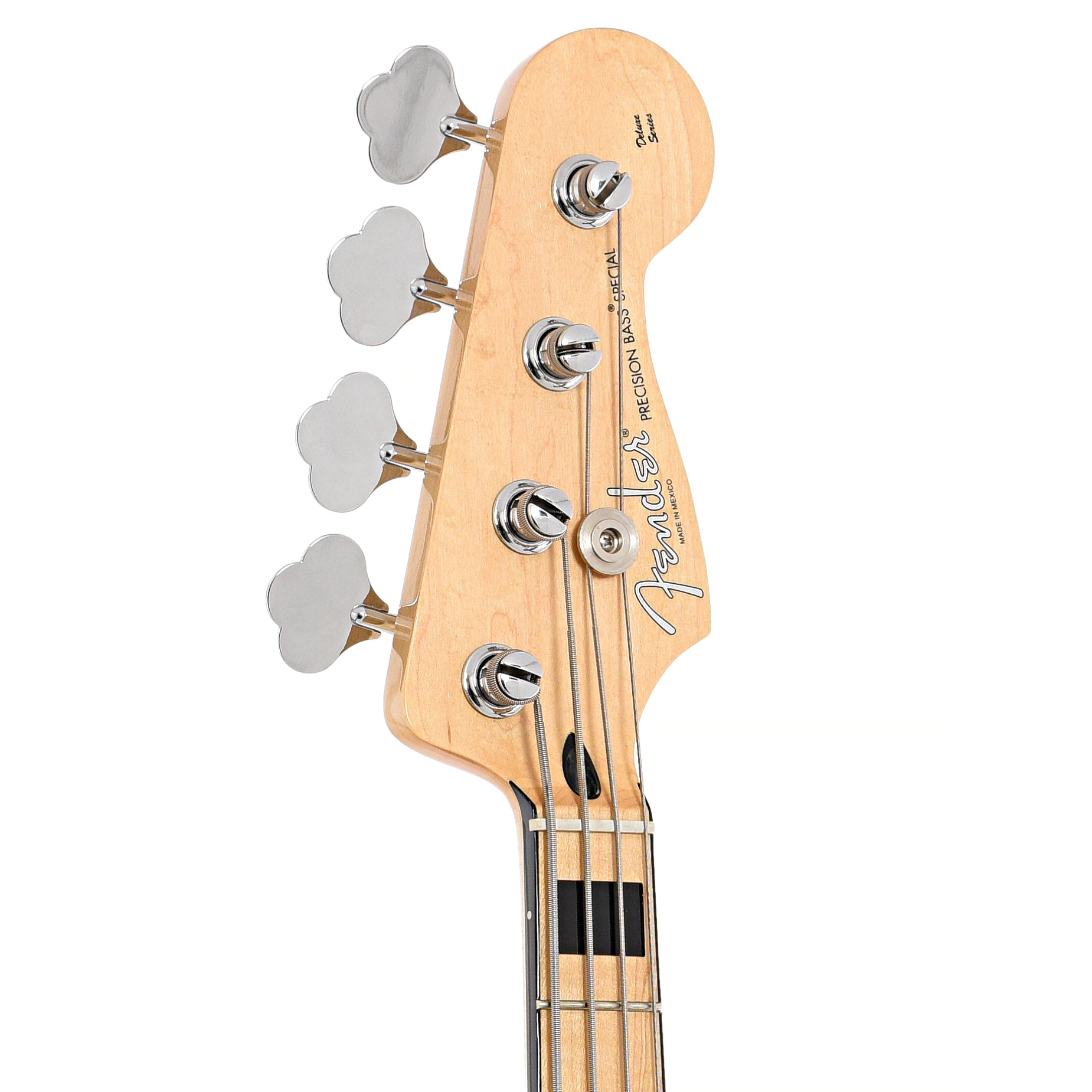 Front headstock of Fender Precision Bass Special Electric Bass (2020)