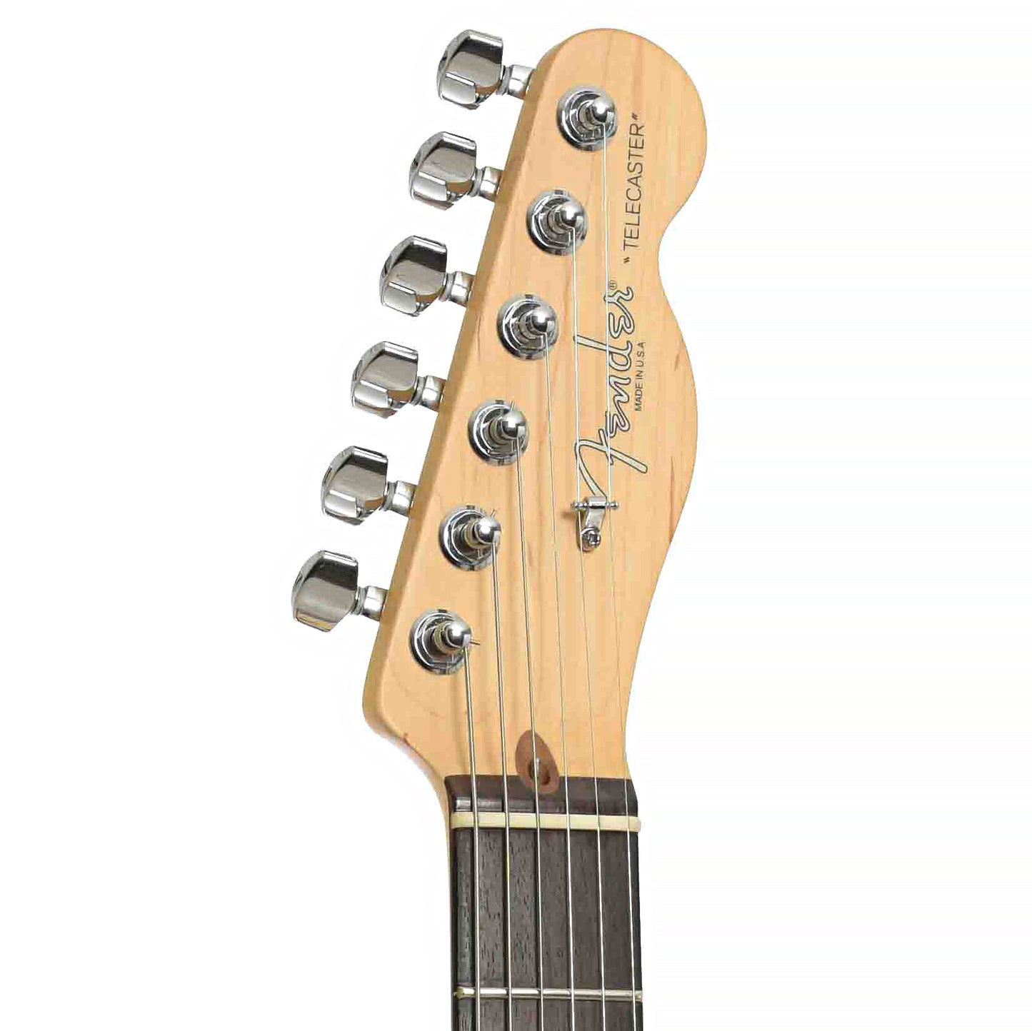 Front headstock of Fender American Series Telecaster