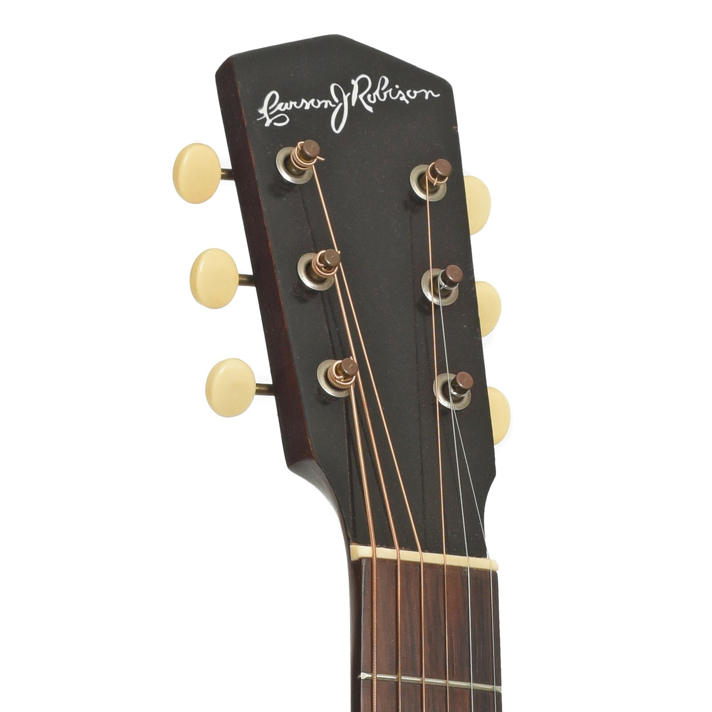 Headstock of Carson J. Robison Model 1281 Acoustic Guitar