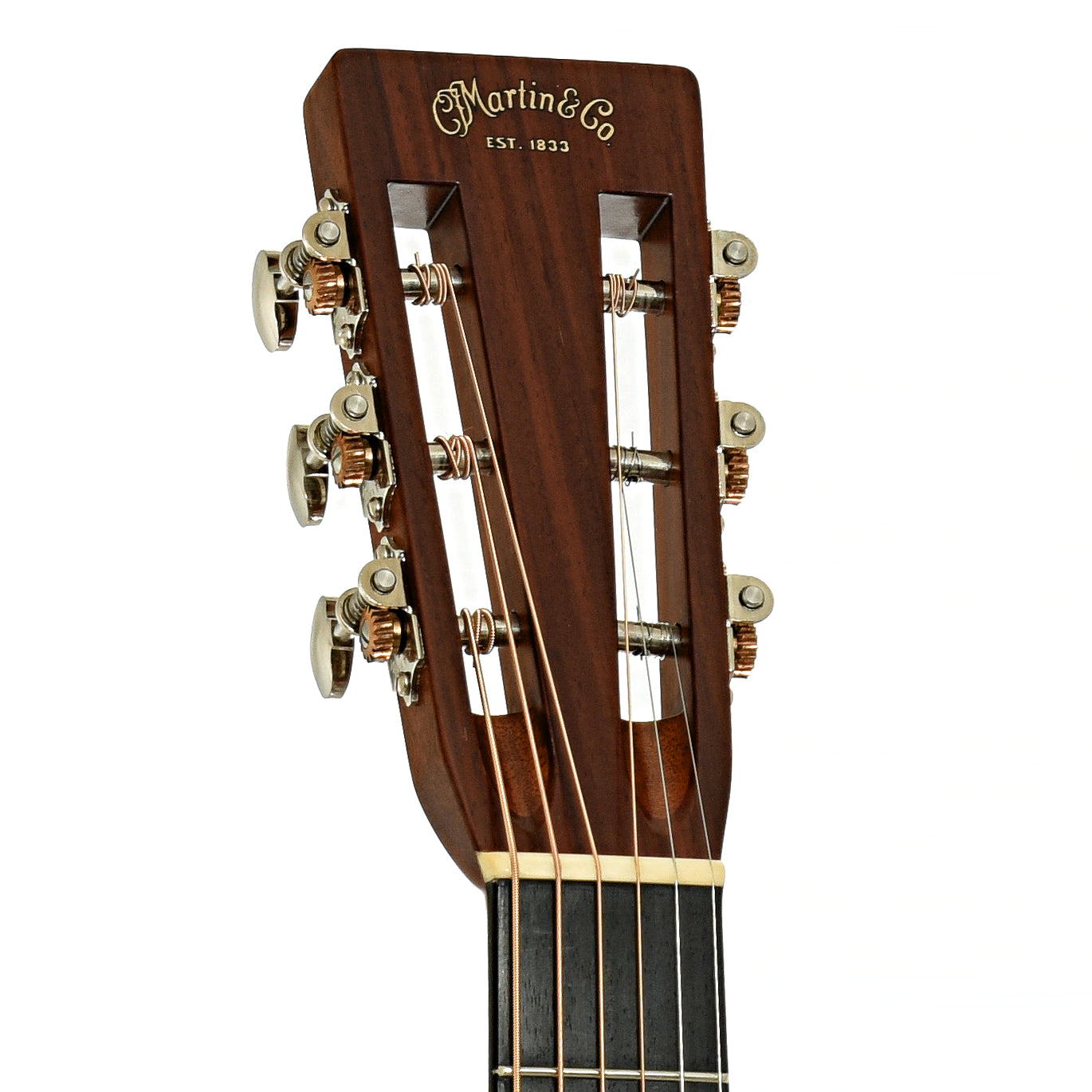 Headstock of Martin 00-28 Cocobolo Custom Shop 