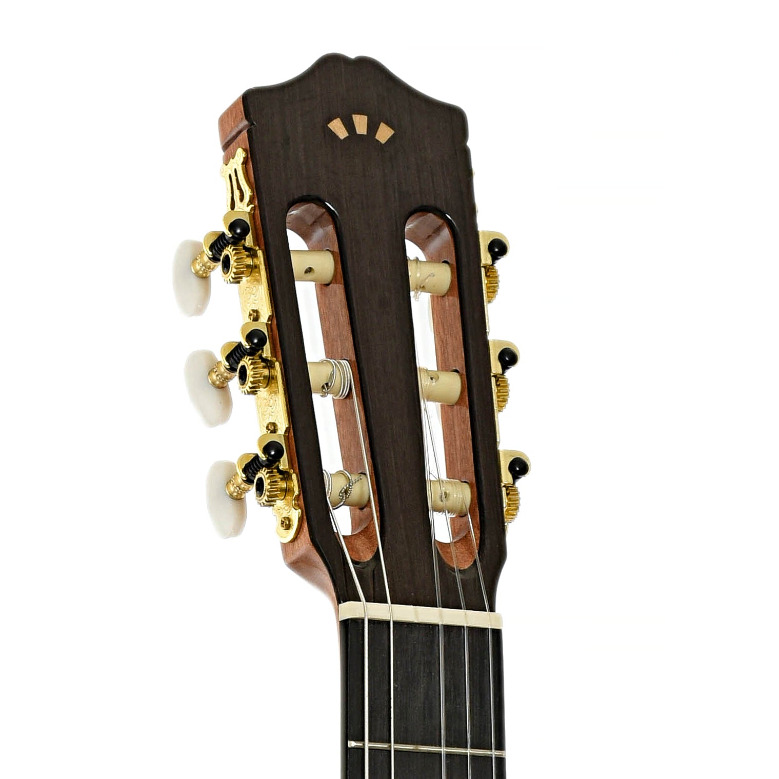 Headstock of Cordoba C5-CE Classical Guitar