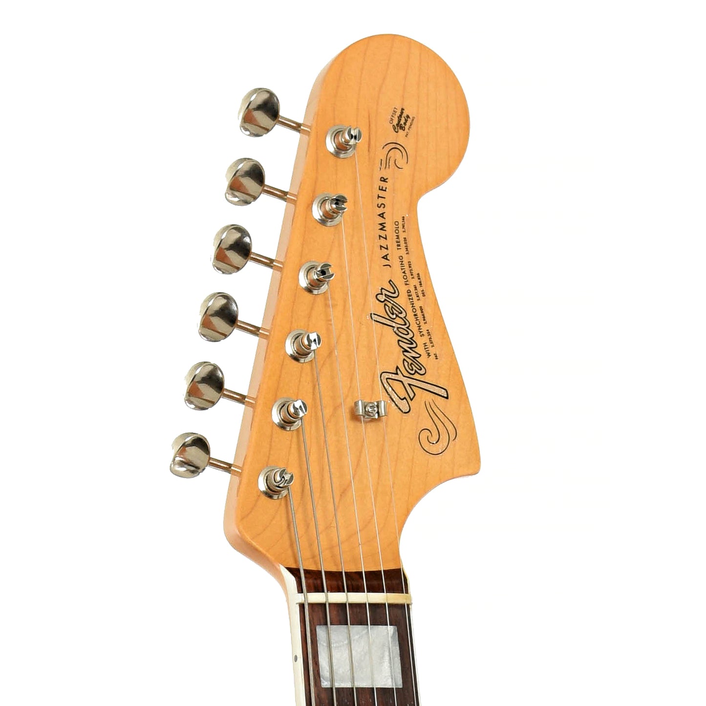 Headstock of Fender American Vintage II 1966 Jazzmaster Electric Guitar