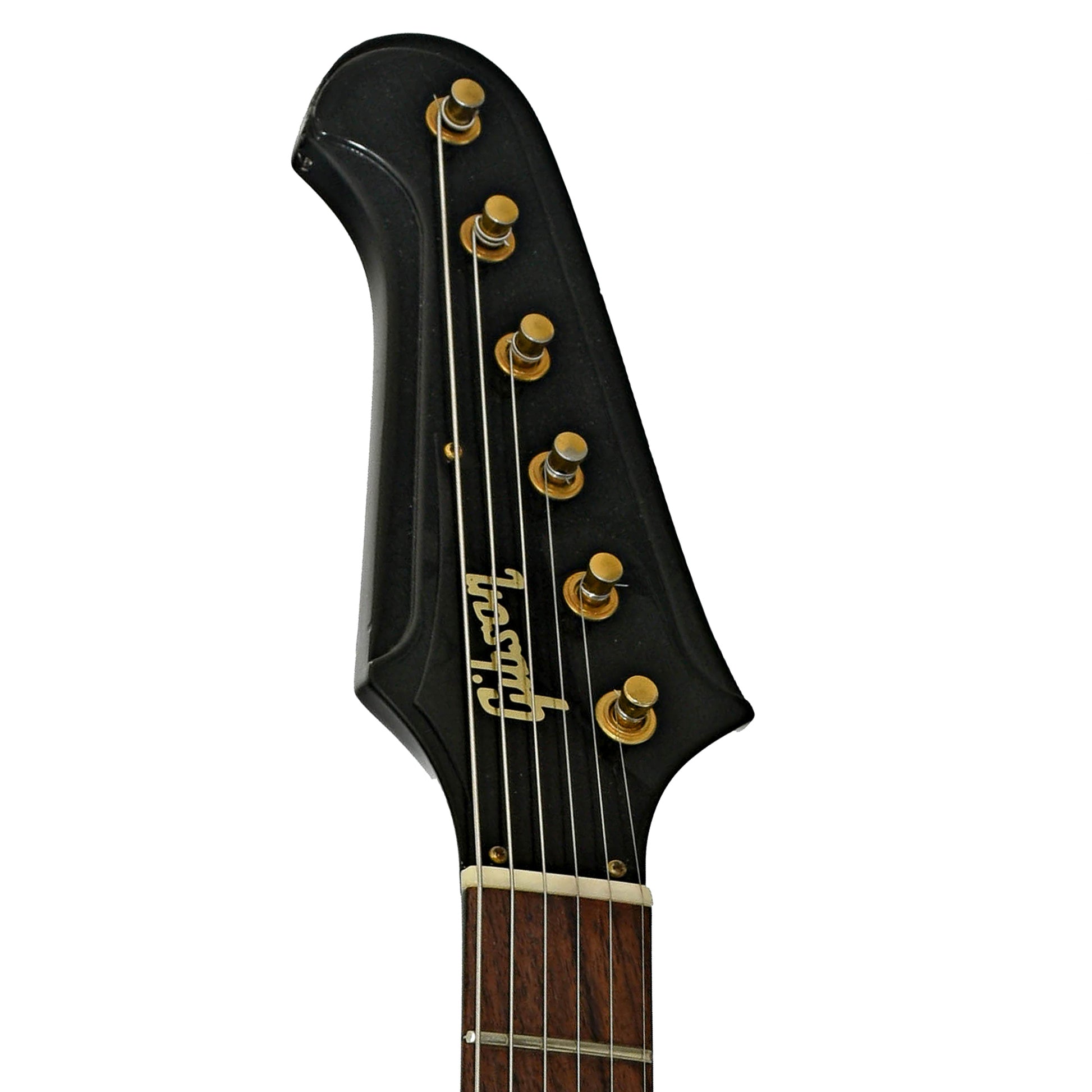 Headstock of Gibson Firebird III Bicentennial 76 Electric Guitar