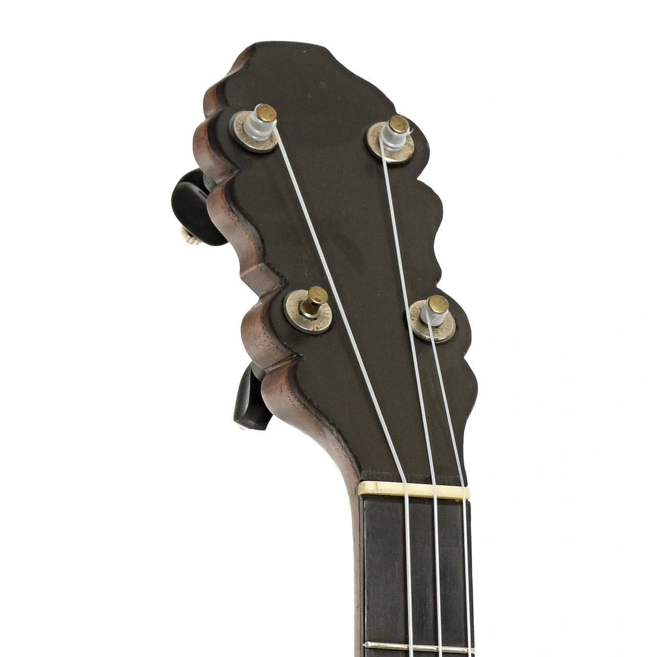 Headstock of H.C. Dobson Openback Banjo