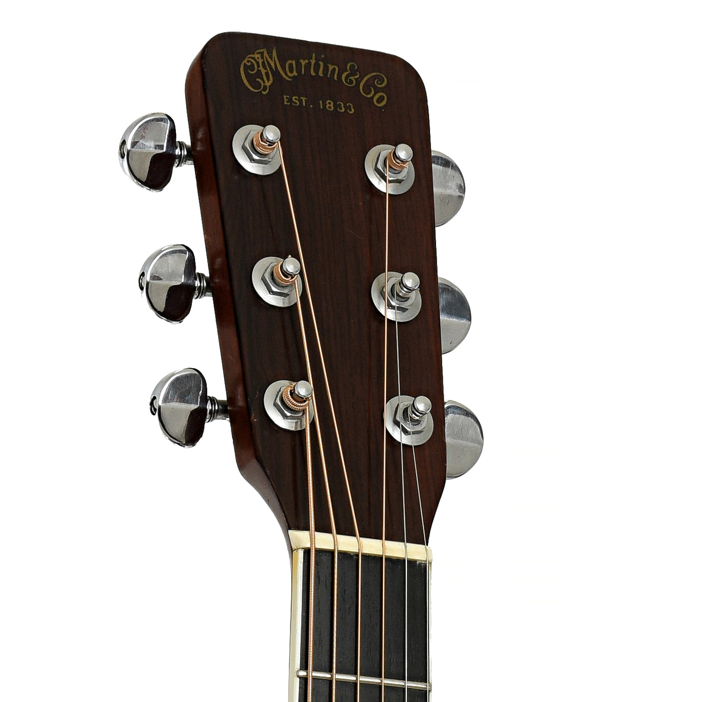 Headstock of Martin D-35 Acoustic Guitar