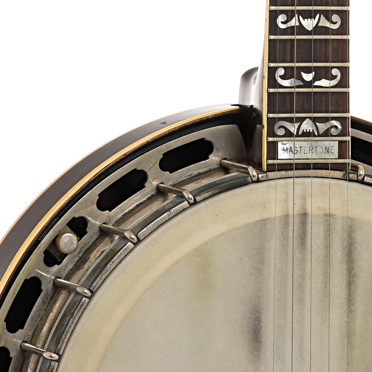 Neck and body join of Gibson TB-3 Conversion Banjo