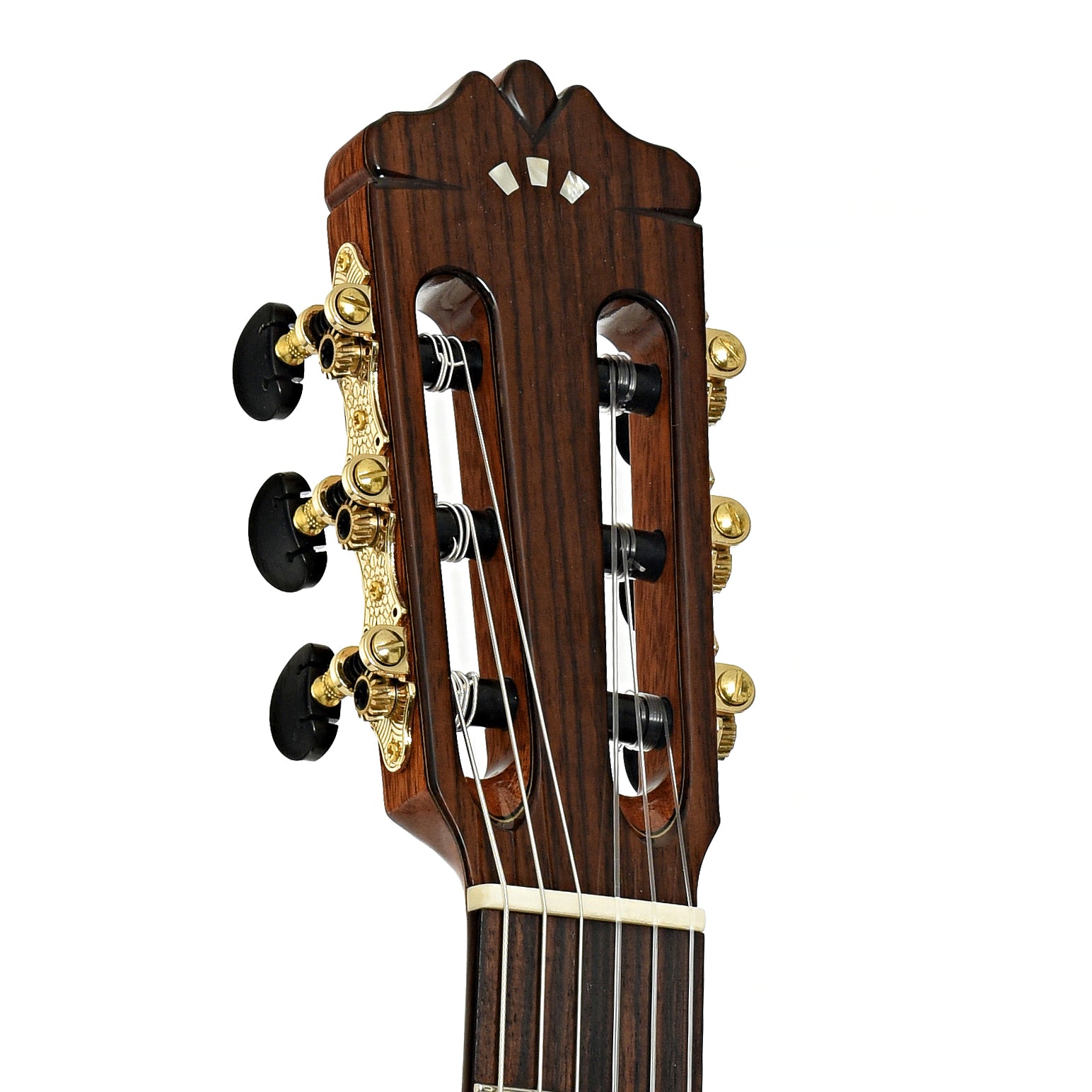 Headstock of Cordoba C9 Parlor 7/8 Size Classical Guitar 
