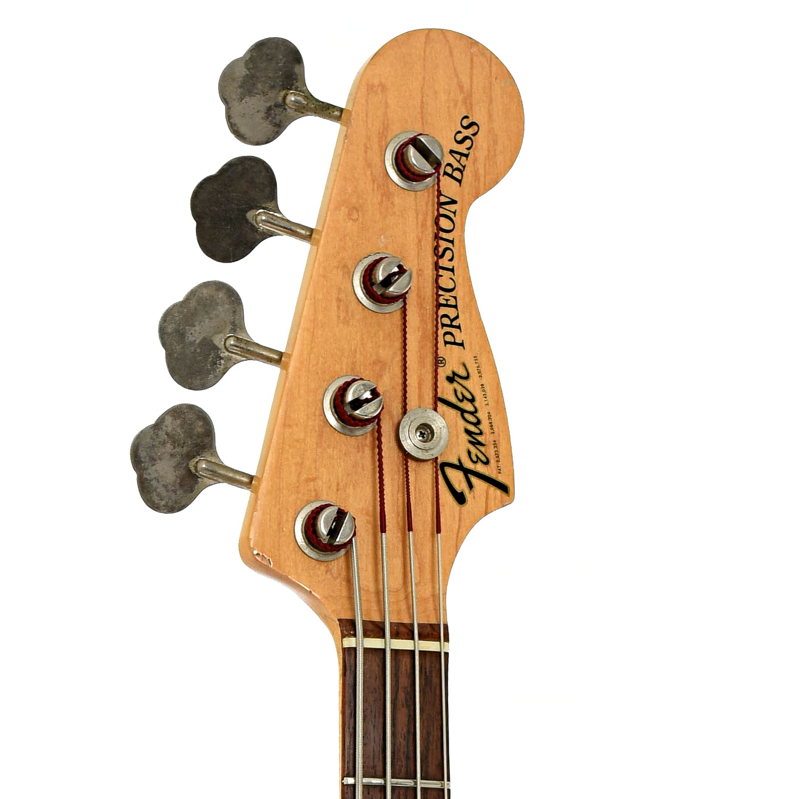 Headstock of Fender Precision 4-String Electric Bass