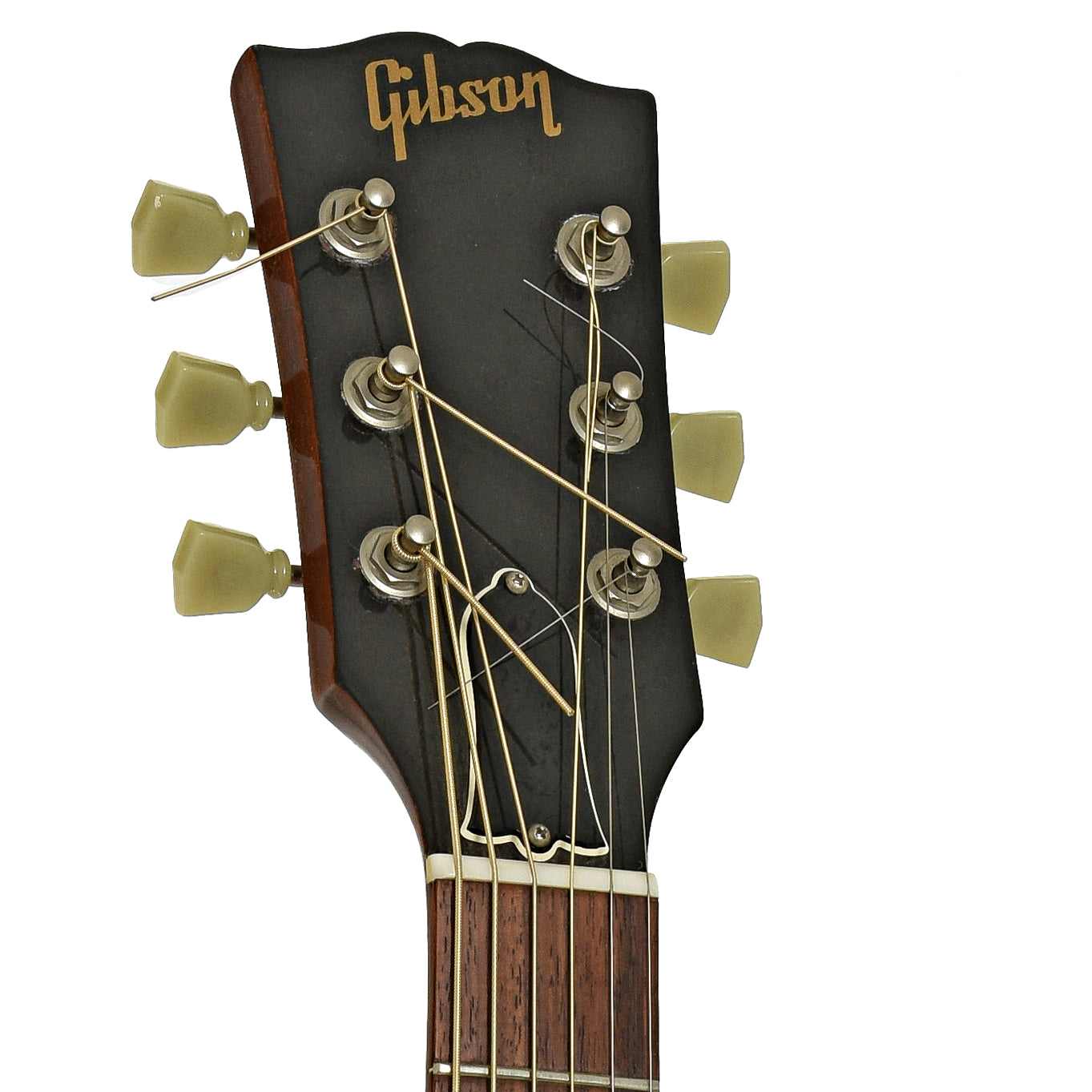 Headstock of Gibson J-45 Acoustic Guitar 