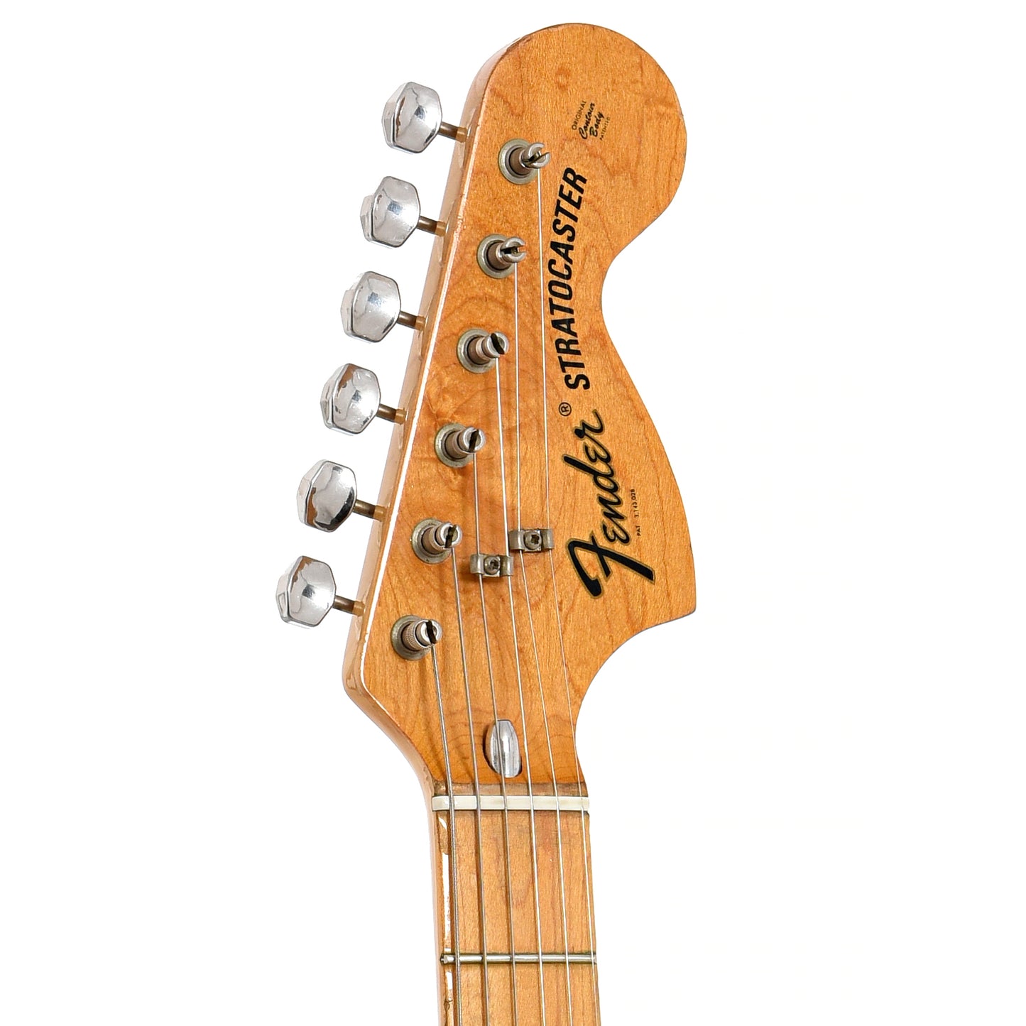 front headstock of Fender Stratocaster Electric Guitar