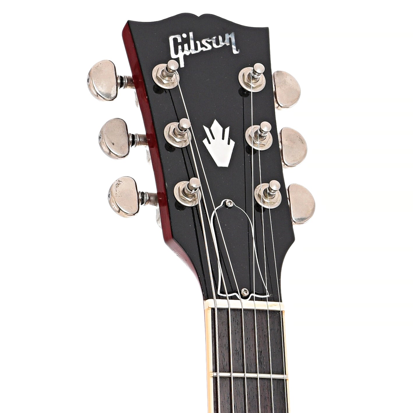 Front headstock of Gibson ES-335 Hollow Body Electric Guitar (1999)