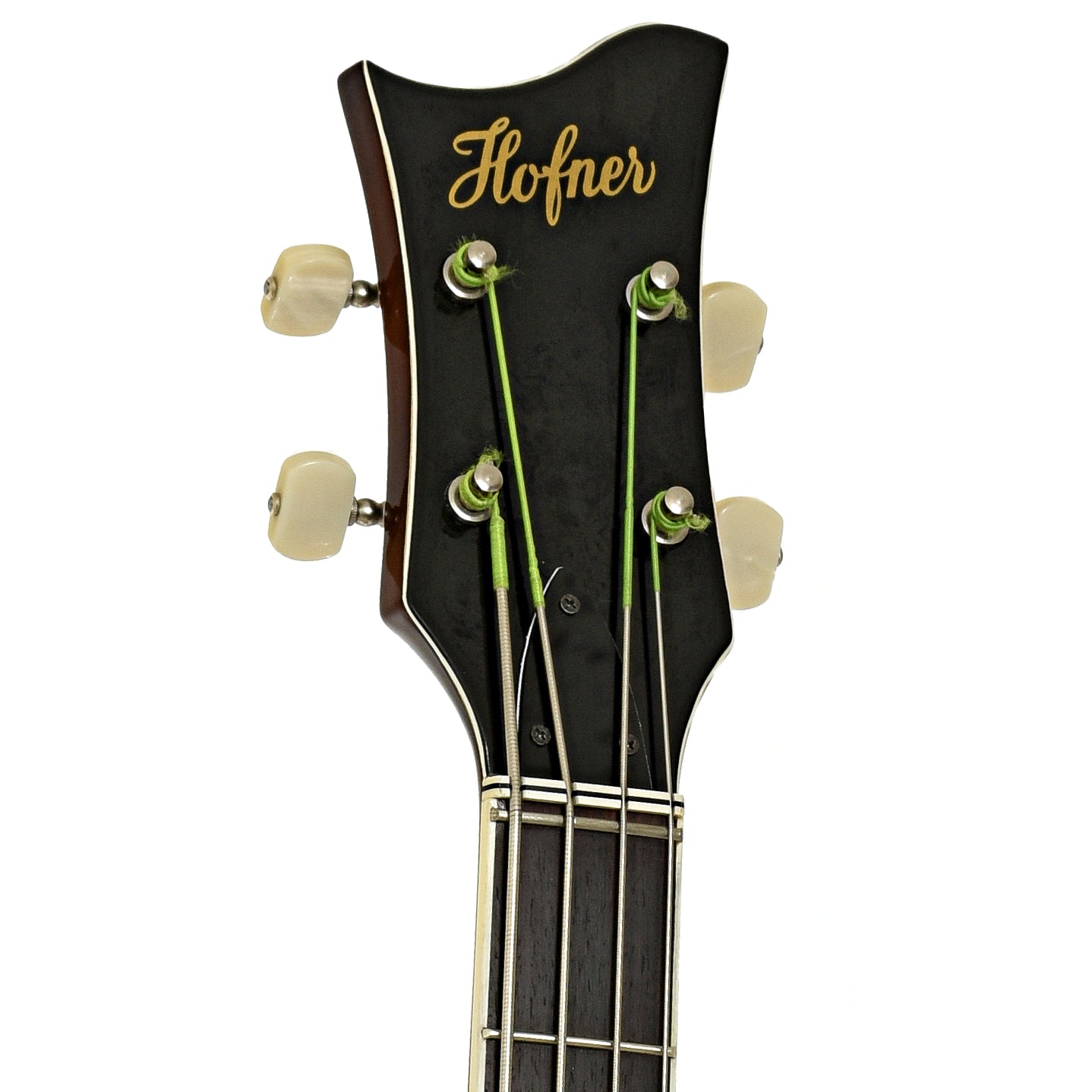 Headstock of Hofner 500/2 Club Electric Bass 