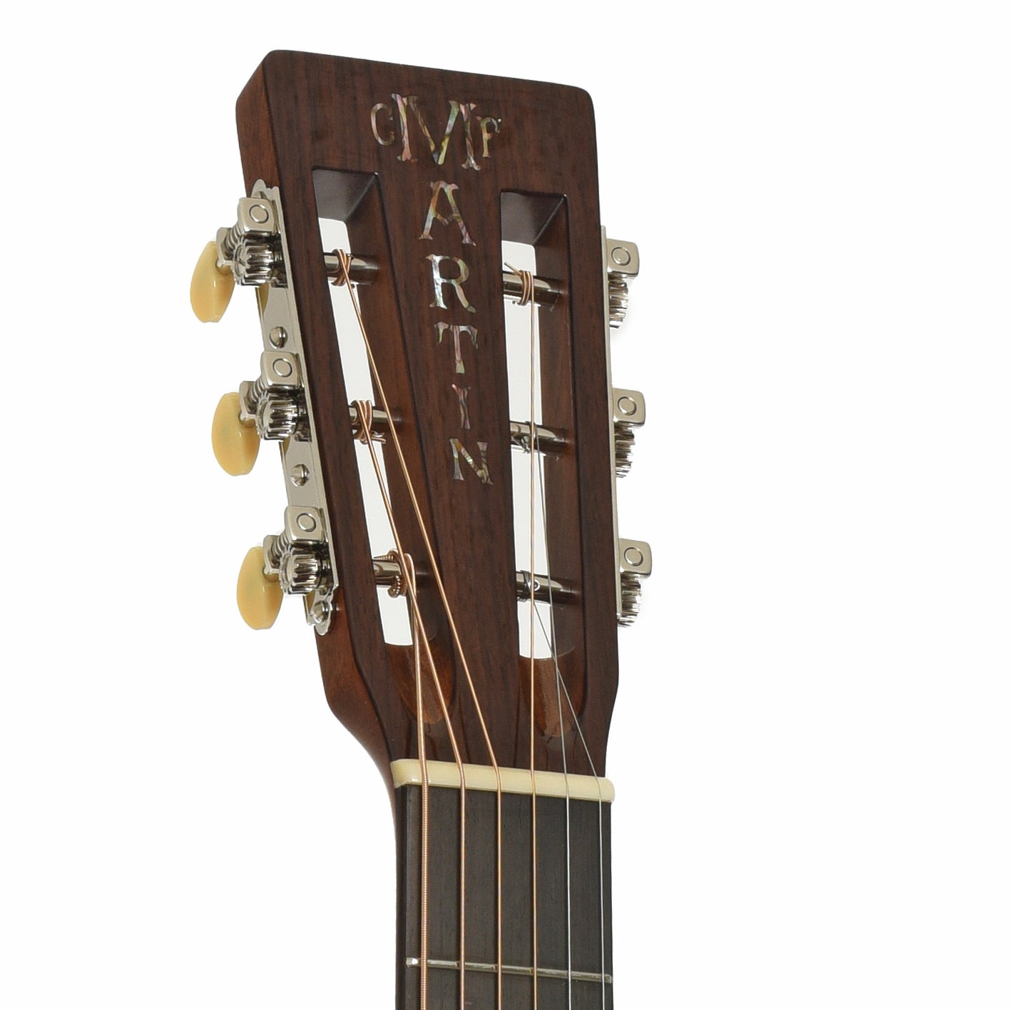 Headstock of Martin 00 Deep Body Custom Shop Elderly Sales Staff Select Acoustic Guitar 
