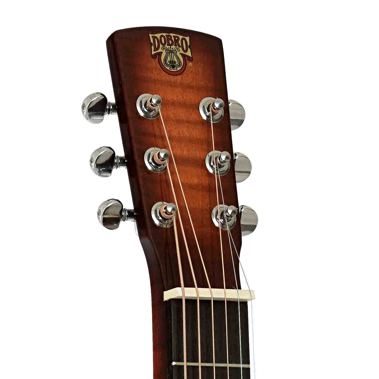 Headstock of Dobro 60DS Resonator Guitar
