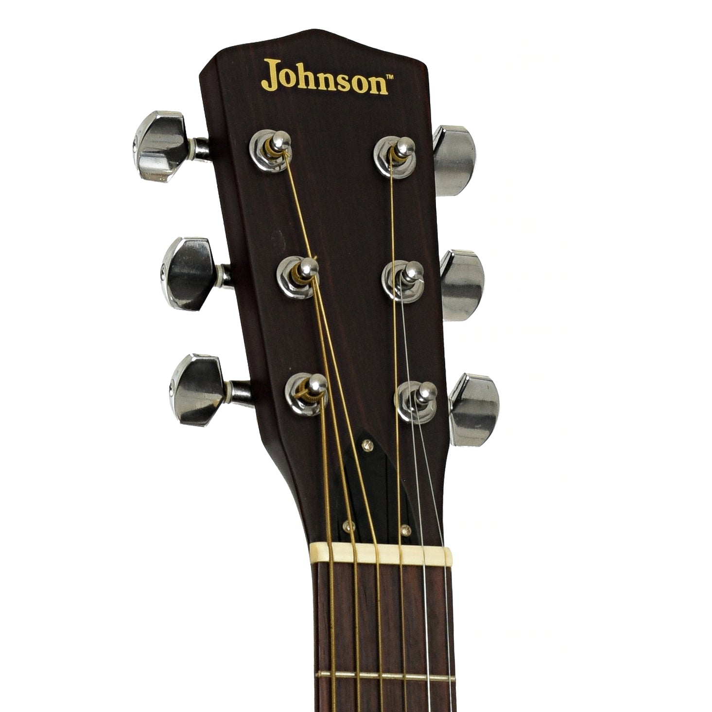 Headstock of Johnson AXL998 Resonator Guitar 