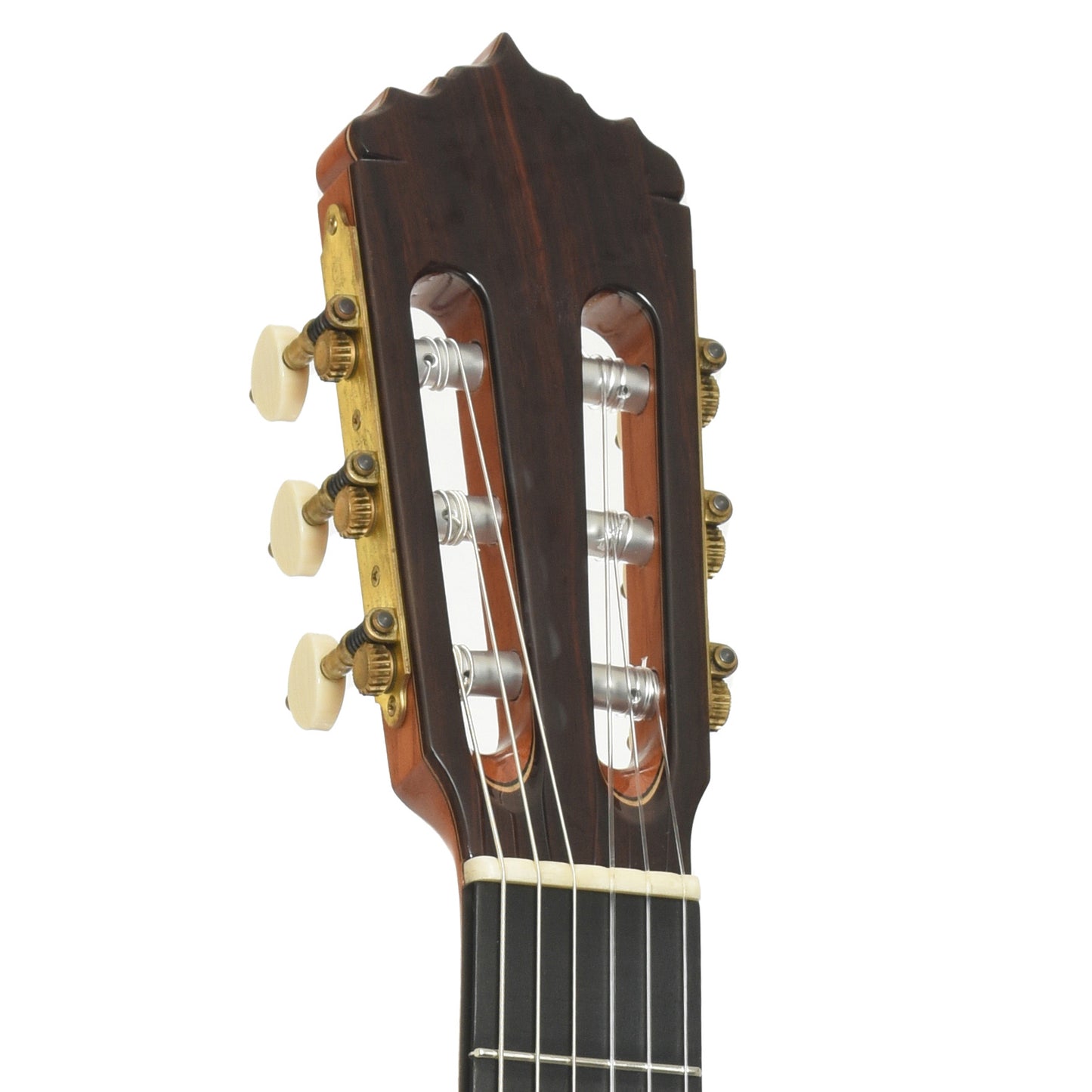 Headstock of Alhambra Linea Professional Classical Acoustic Guitar