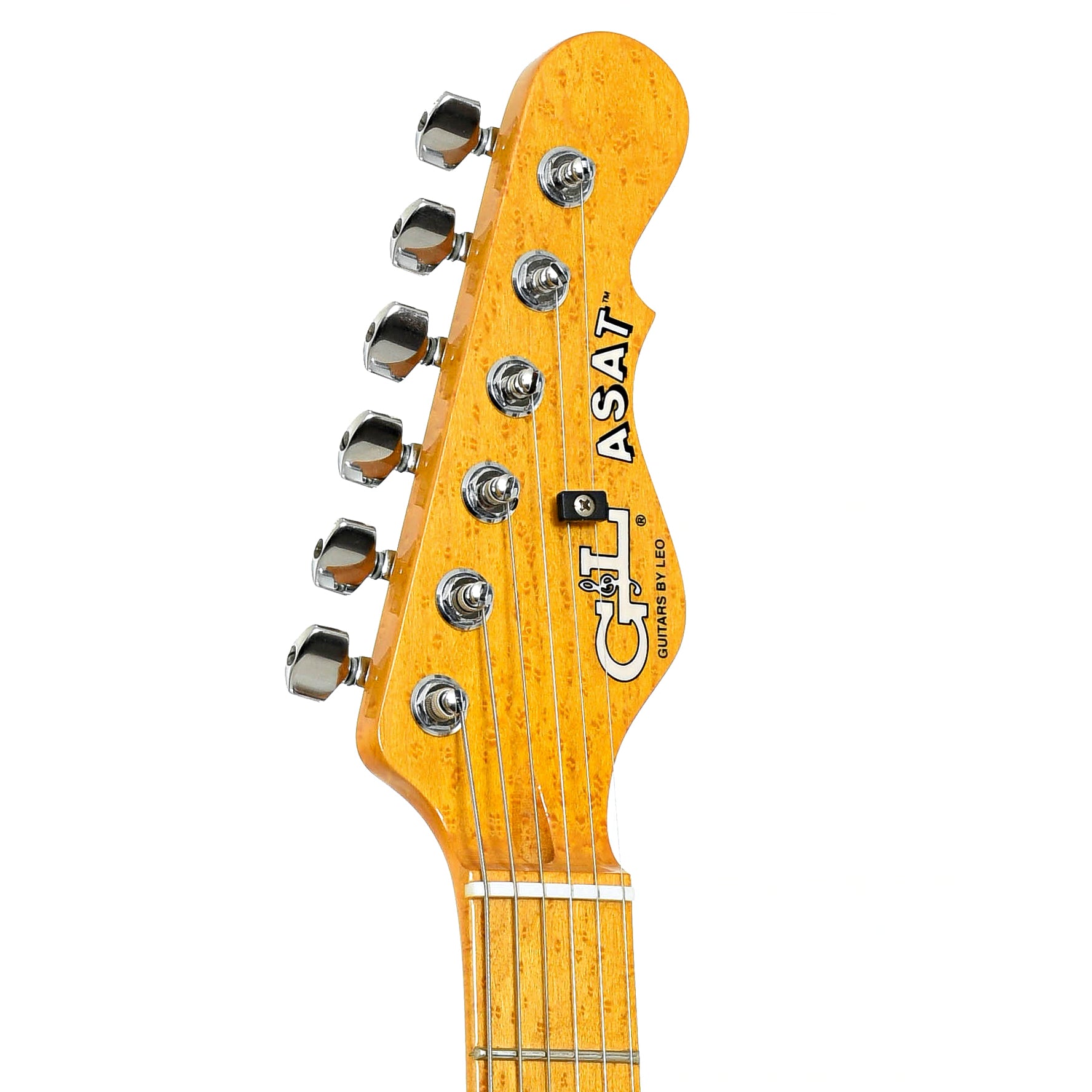 Headstock of G&L ASAT Special Electric Guitar