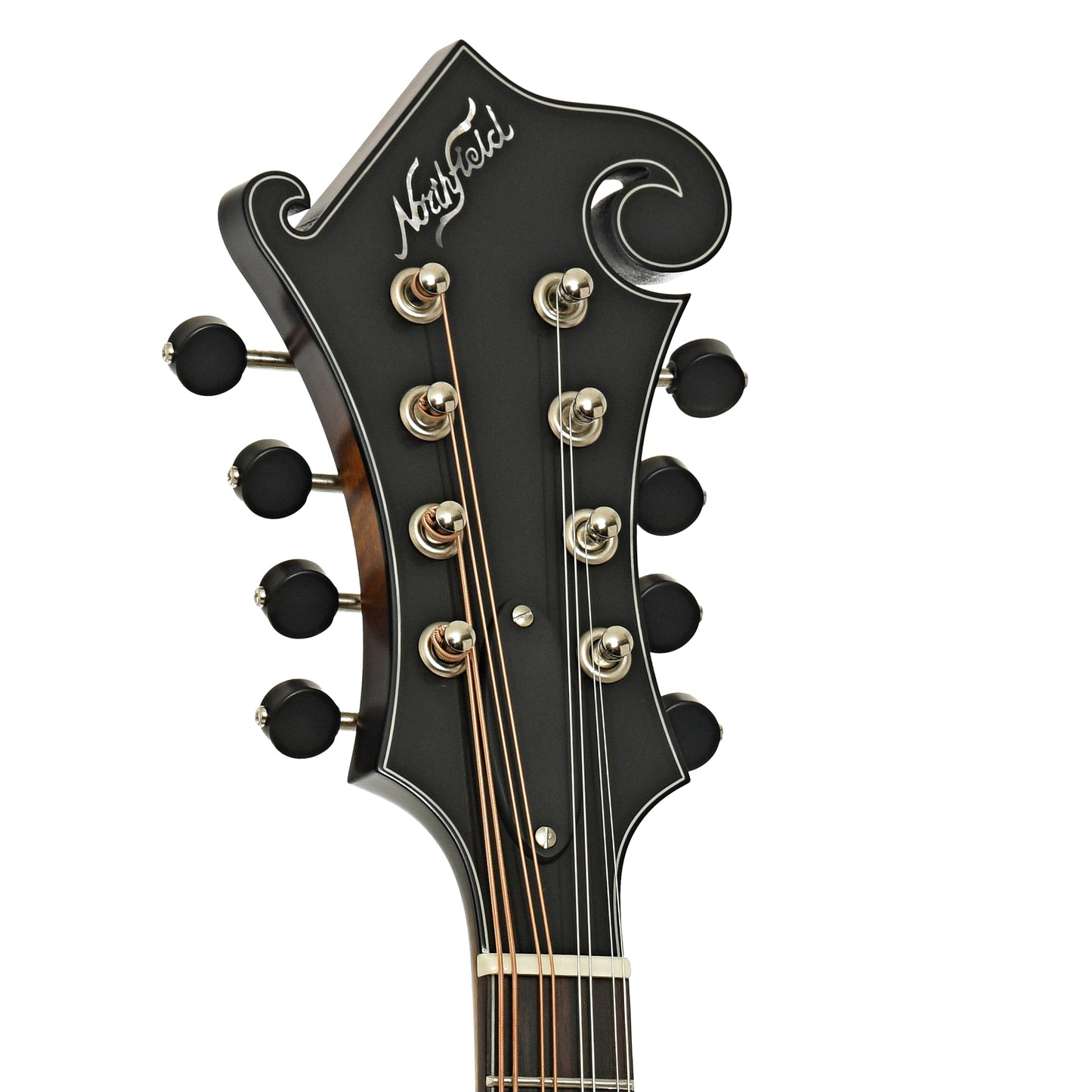 Headstock of Northfield Workshop S-Series NFS-F5E Mandolin 