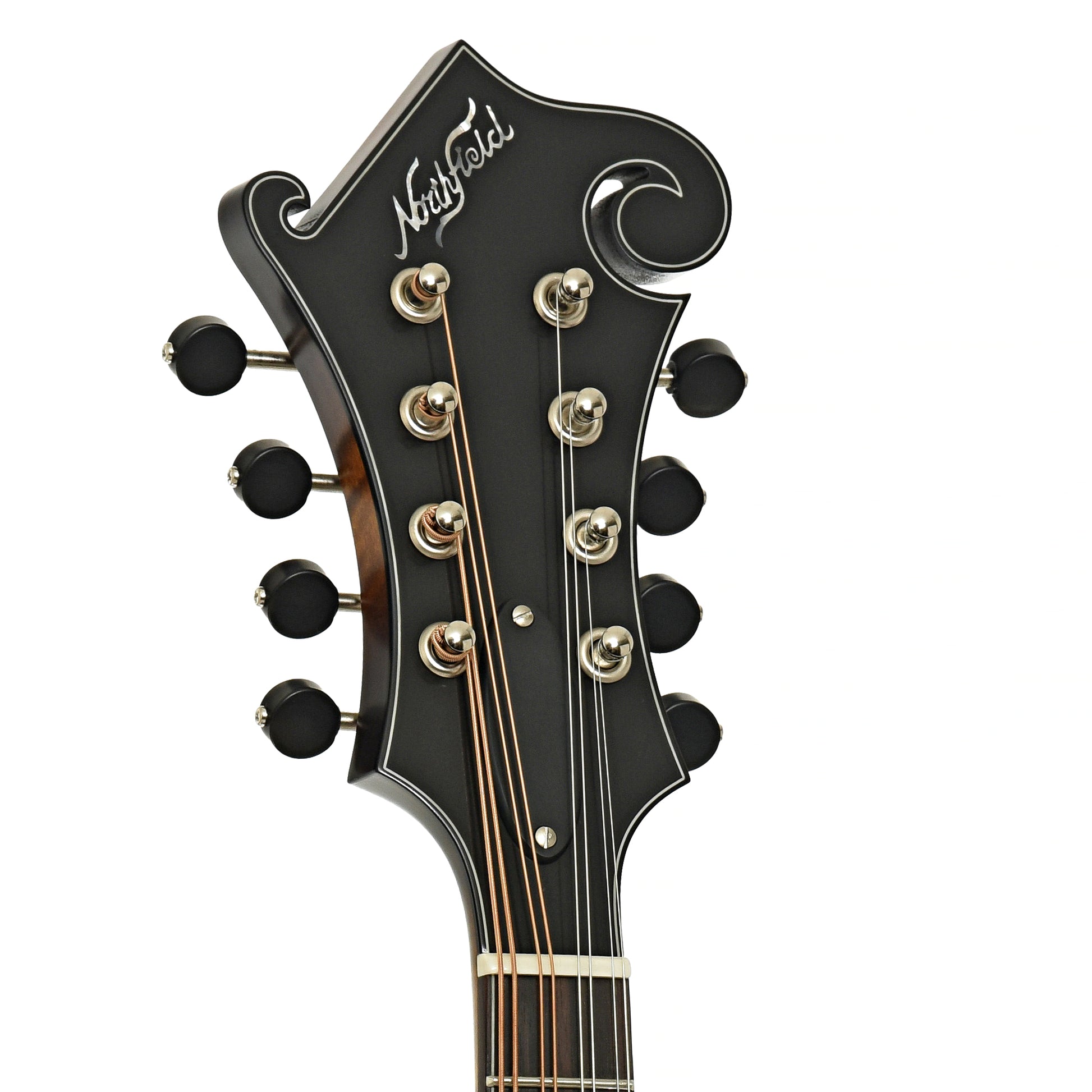 Headstock of Northfield Workshop S-Series NFS-F5E Mandolin 