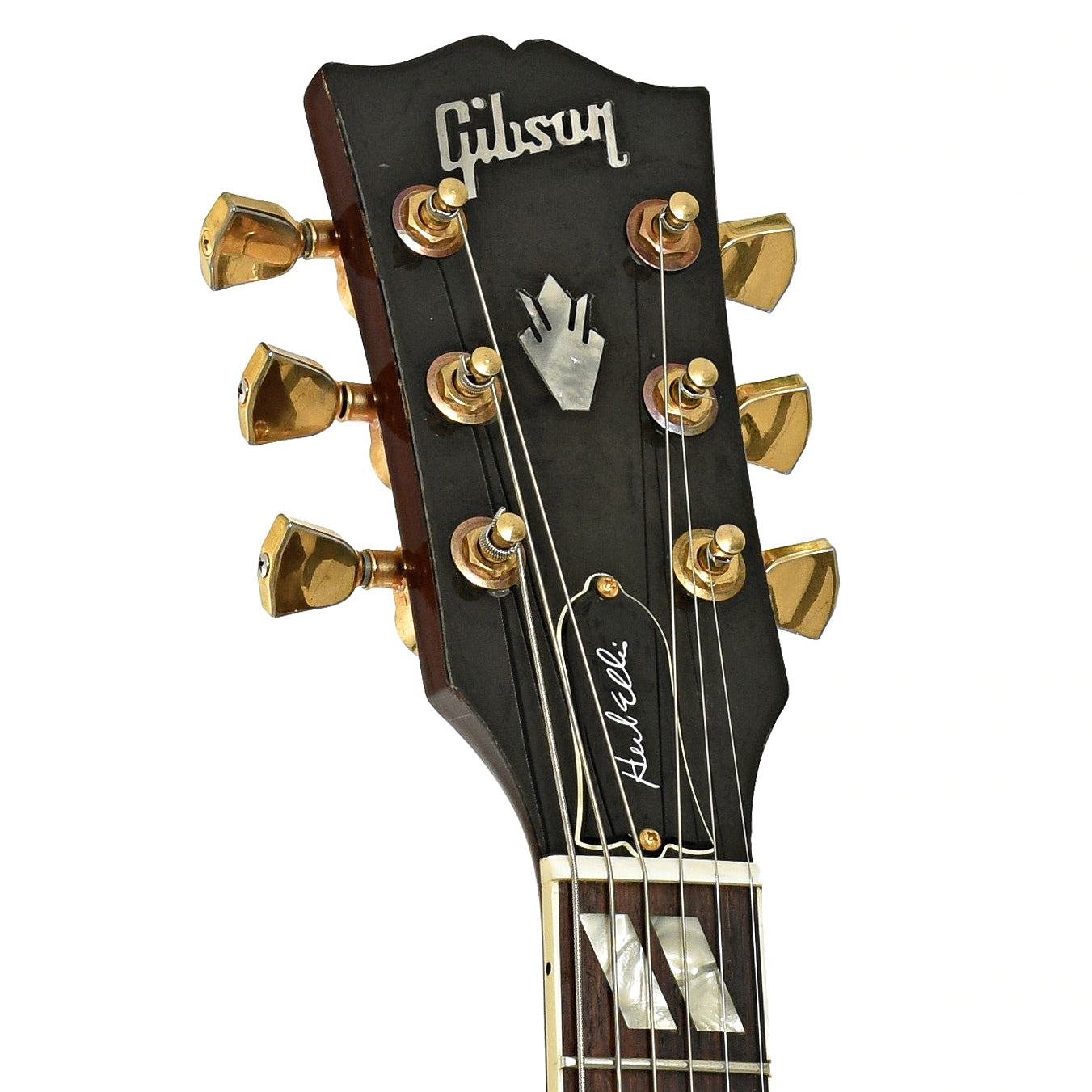 Headstock of Gibson ES-165 Herb Ellis Hollowbody Electric Guitar 