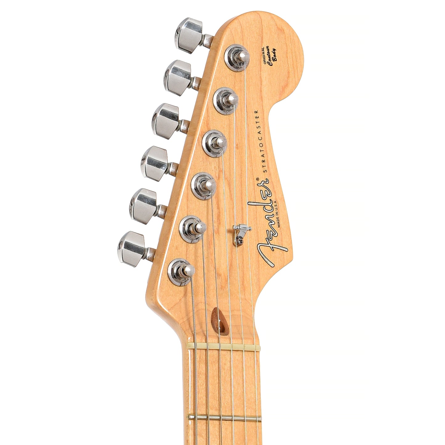 Front headstock of Fender New American Standard Stratocaster
