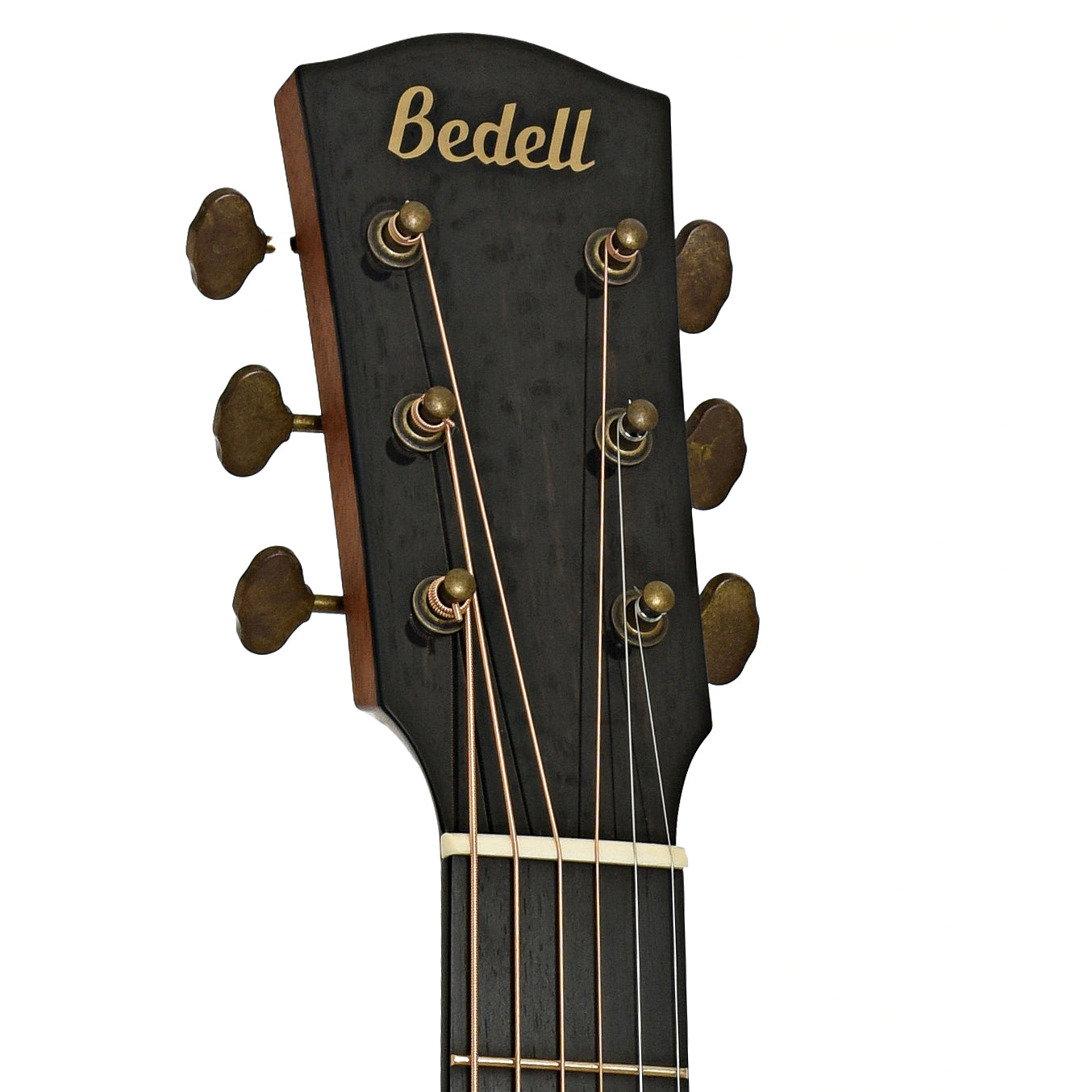 Headstock of Bedell 1964 Dreadnought Acoustic Guitar