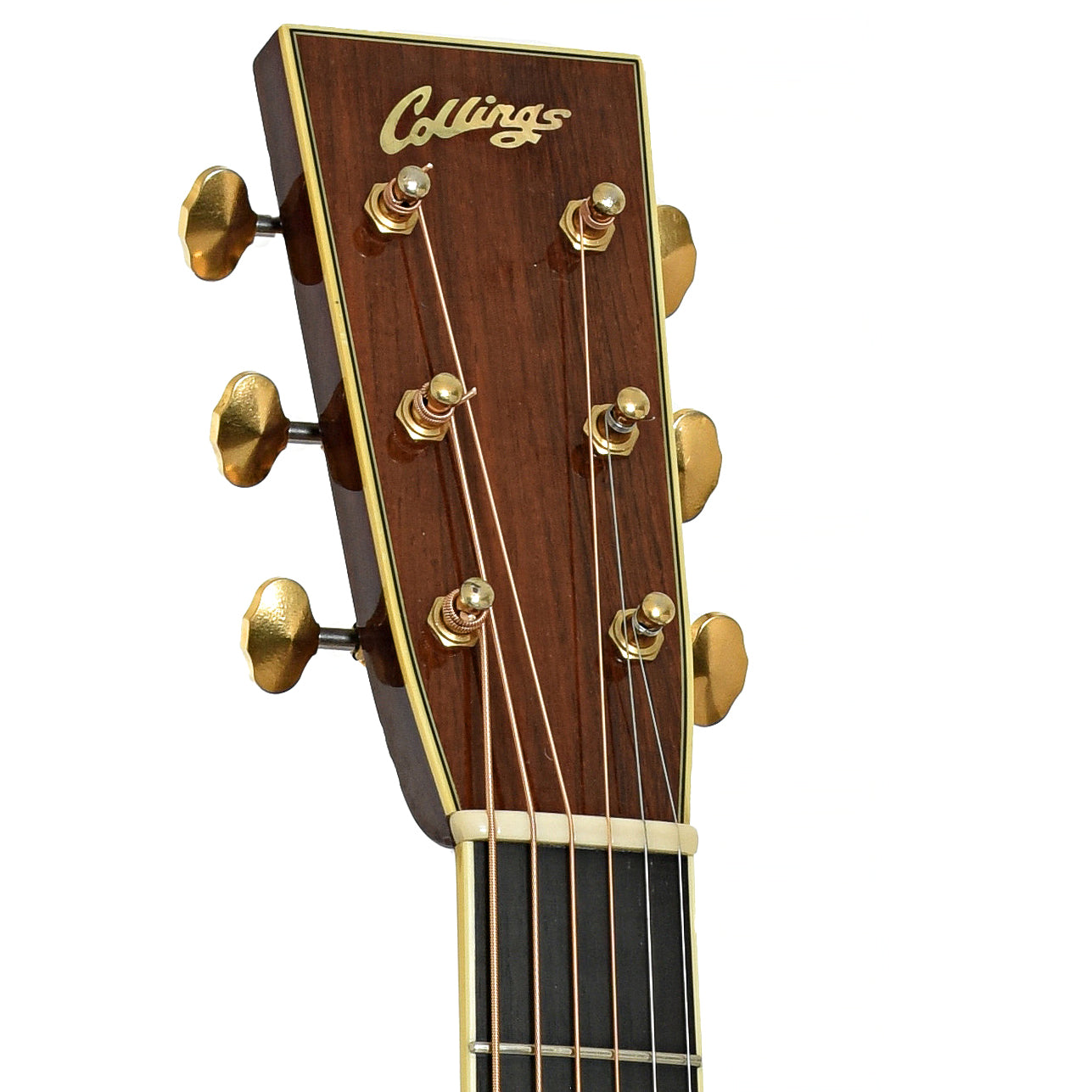 Headstock of Collings D-3 Acoustic Guitar 
