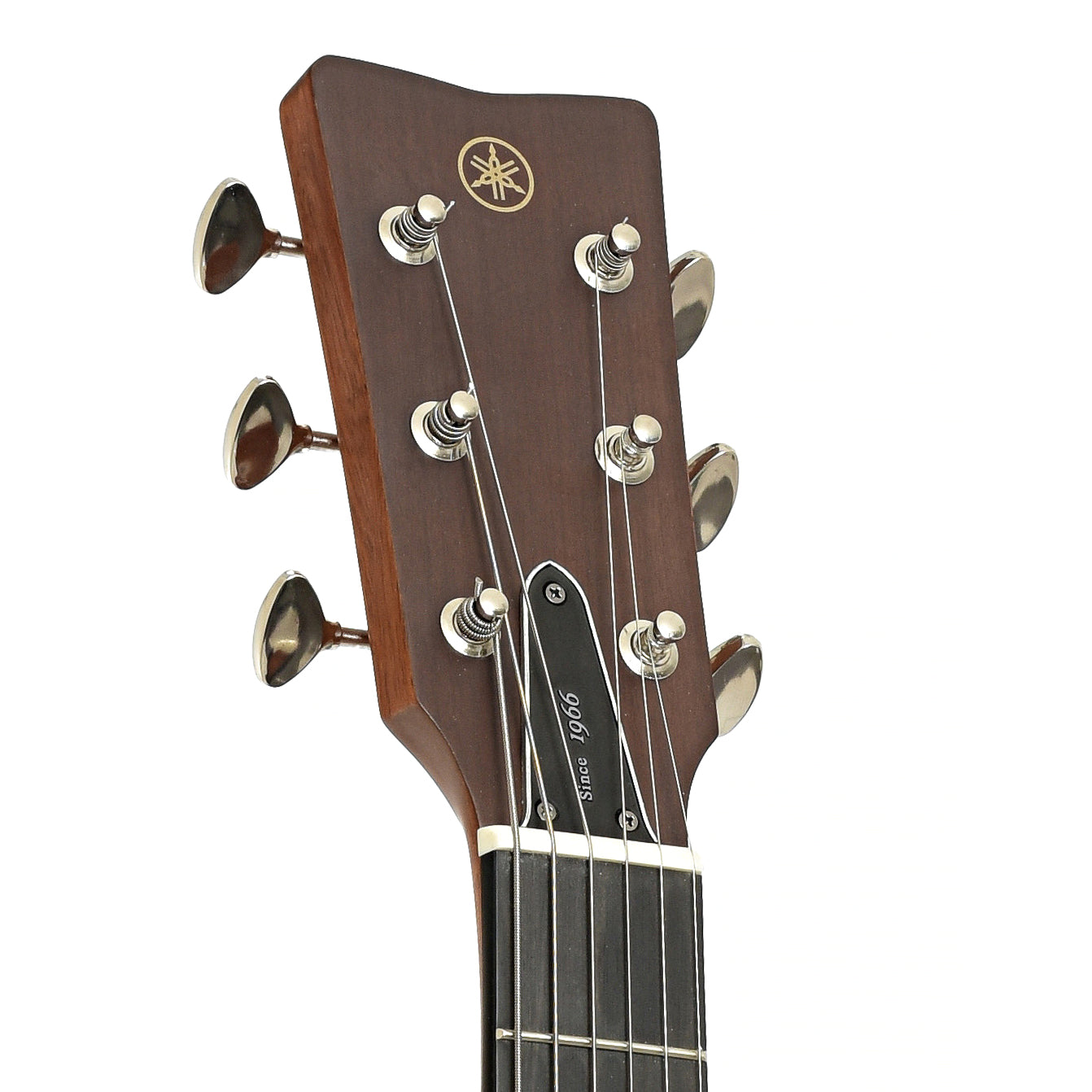 Headstock of Yamaha FG-3 Red Label D-size Acoustic Guitar 