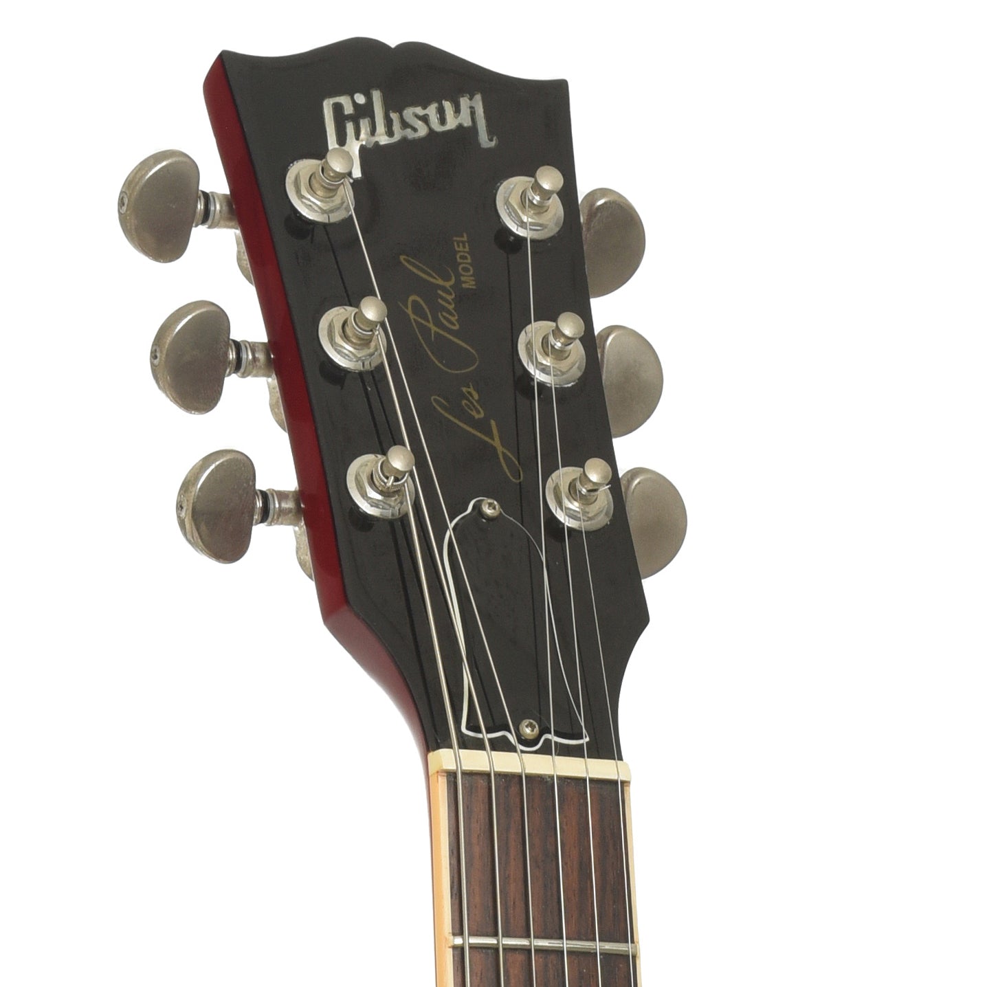 Headstock of Gibson Les Paul Standard Plus Electric Guitar