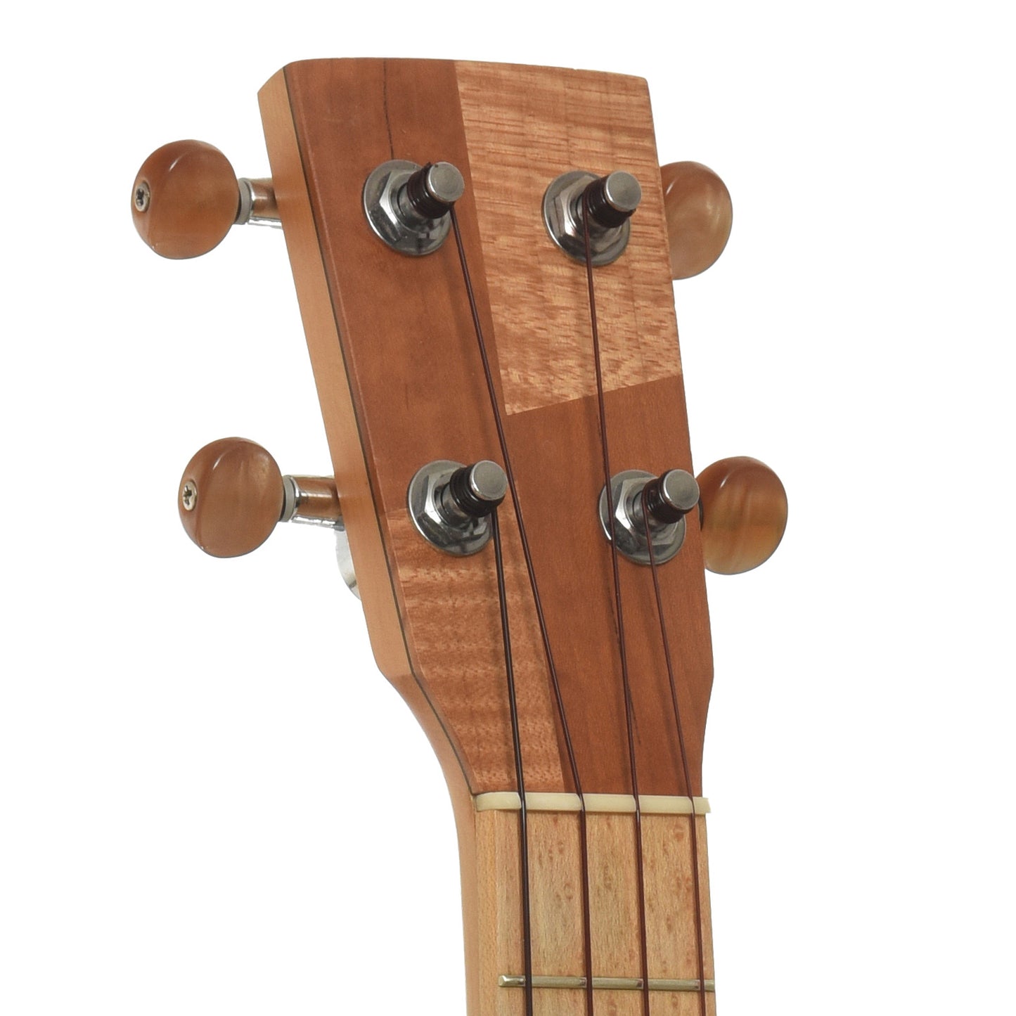 Headstock of Mya-Moe Cutaway Classic Tenor Resonator Ukulele 