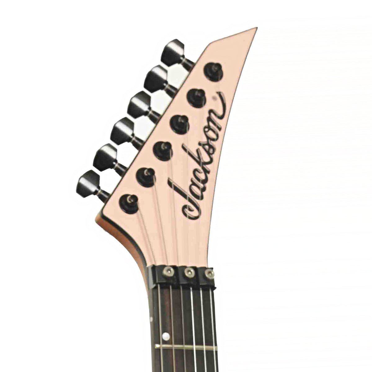 Front headstock of Jackson American Series Virtuoso