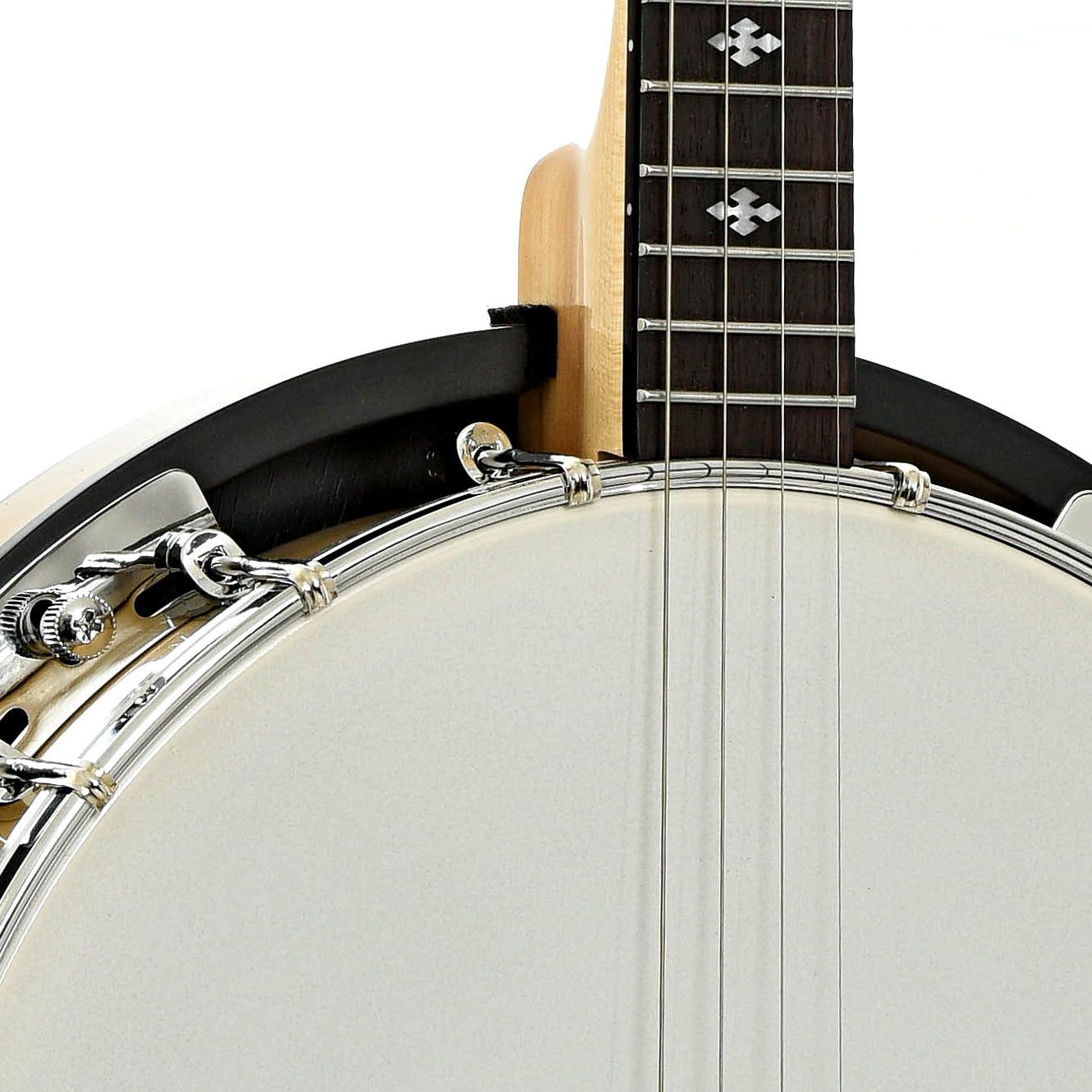 Front neck joint of Gold Tone CC-Tenor 19-Fret Tenor Resonator Banjo