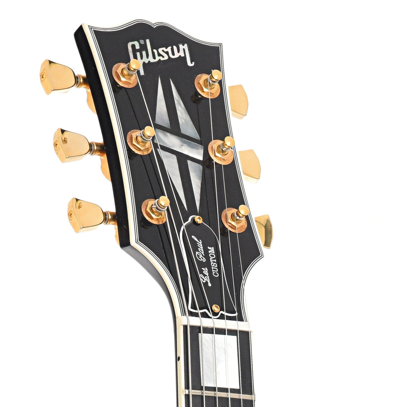Headstock of Gibson Les Paul Custom