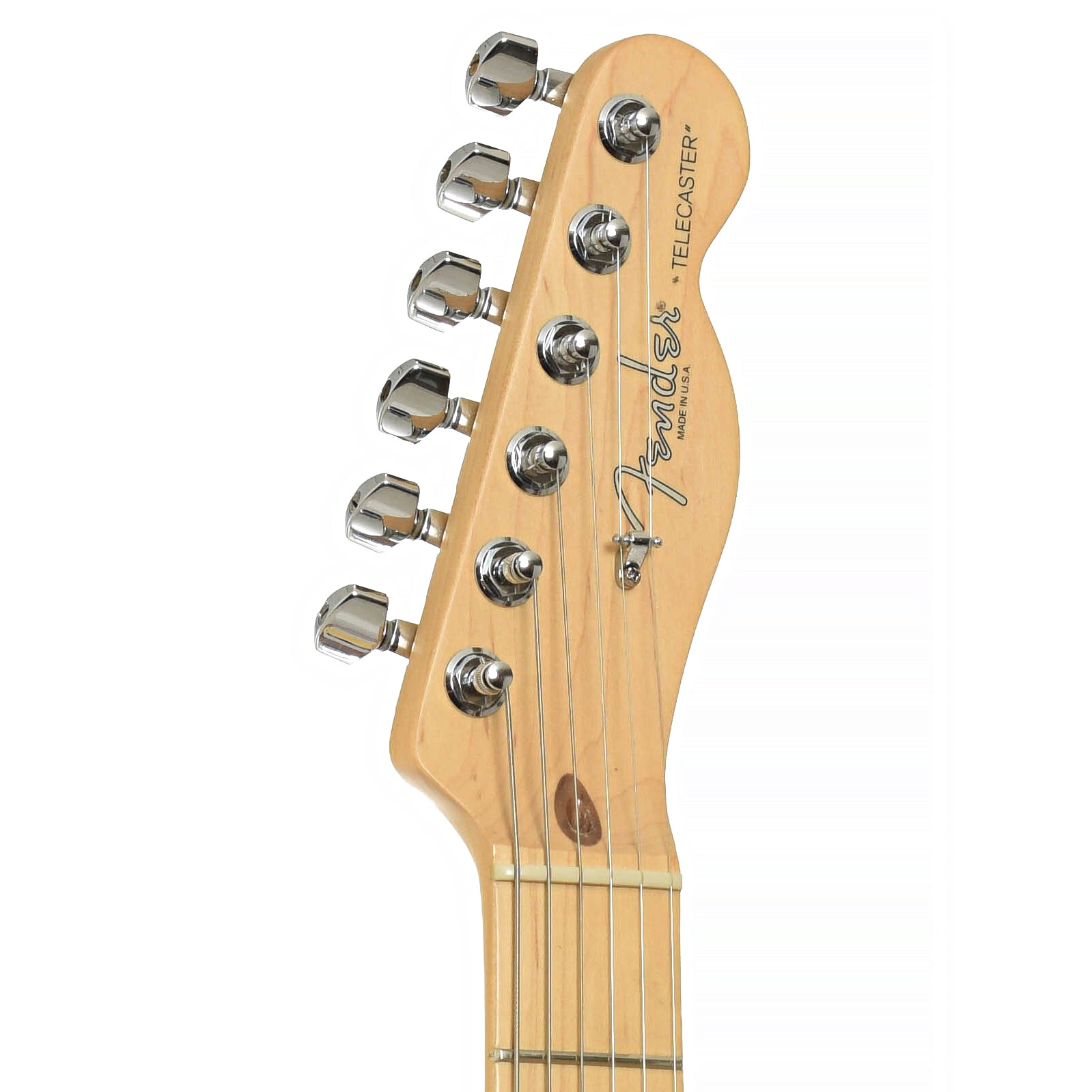 Headstock of Fender American Series Telecaster Electric Guitar