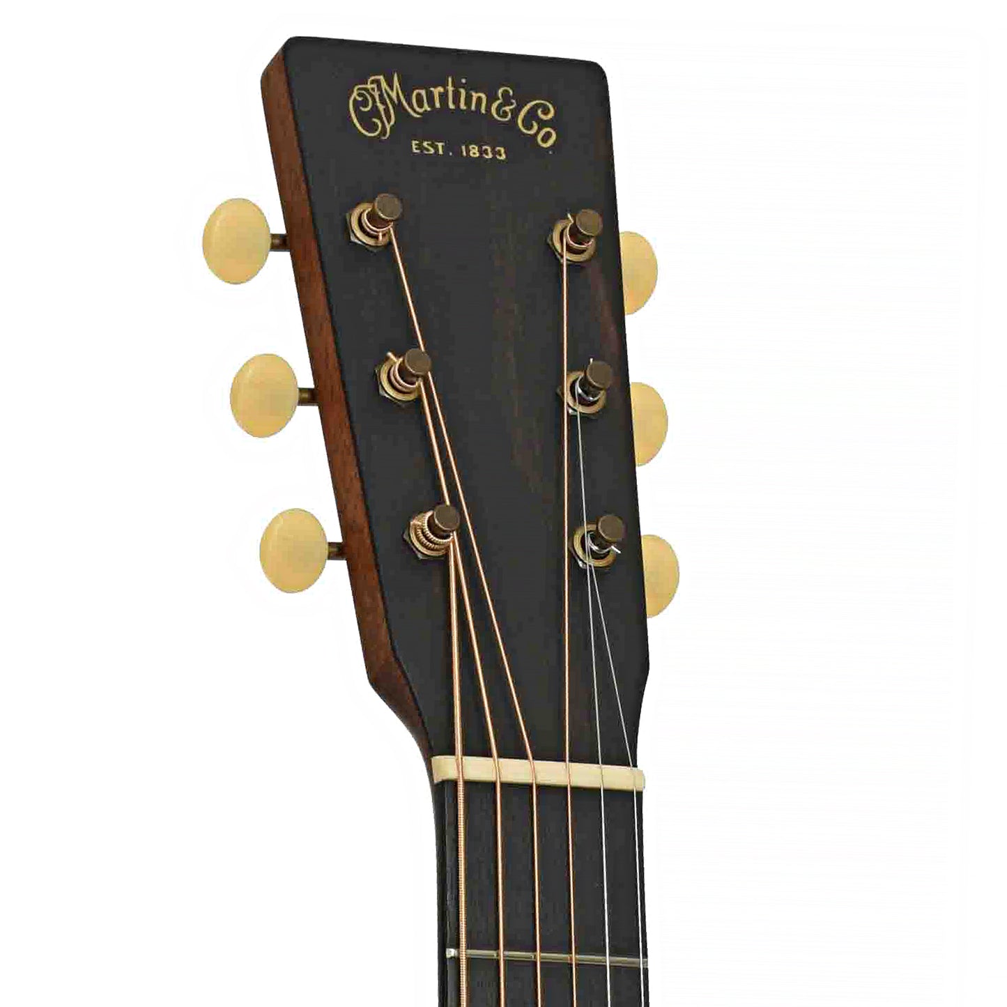 Front headstock of Martin Custom 0-17 Walnut