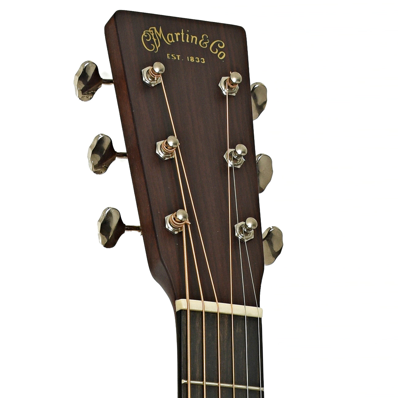 Headstock of Martin D-18 Acoustic Guitar 